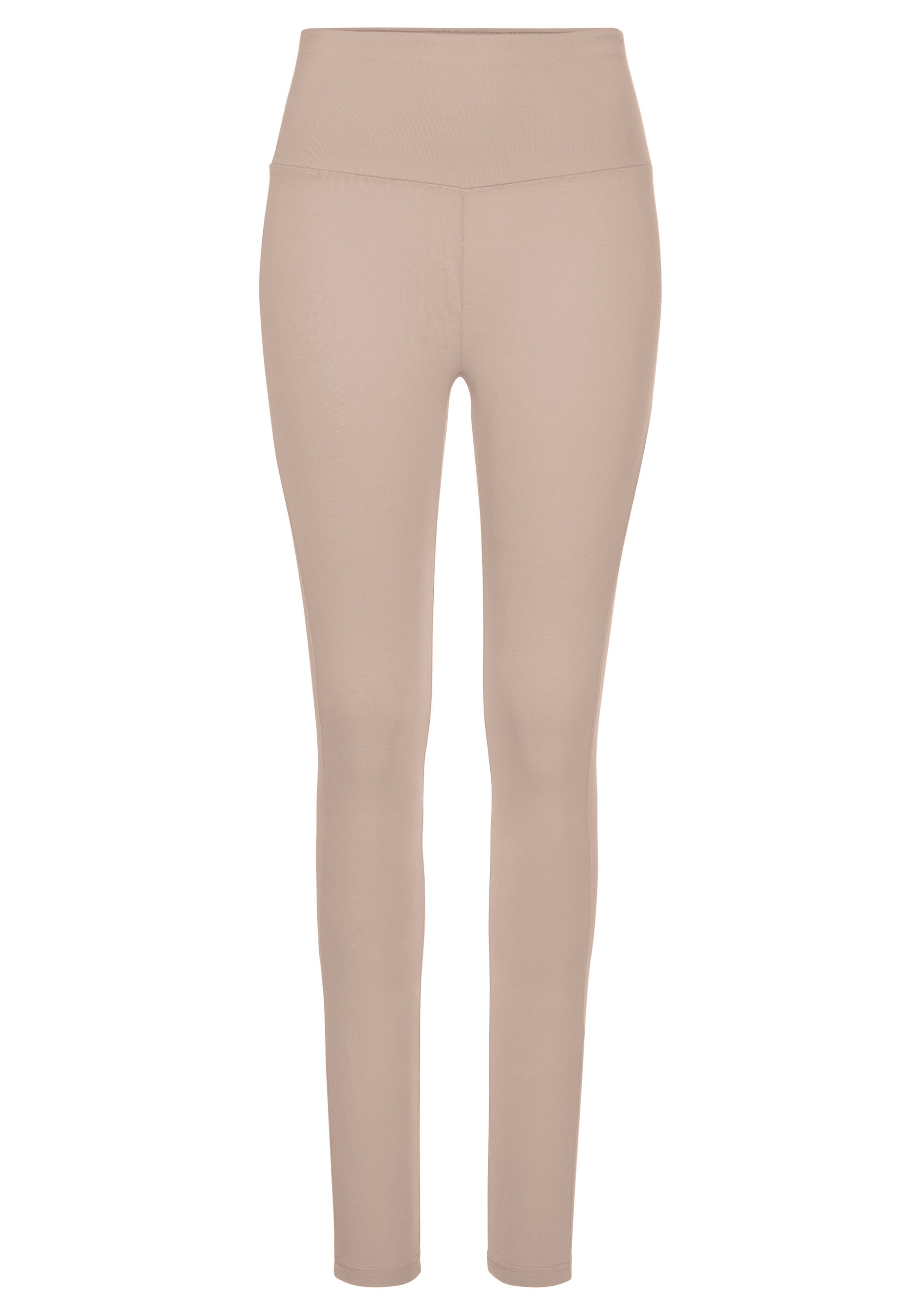 LASCANA Leggings, mit breitem Bündchen, Loungewear