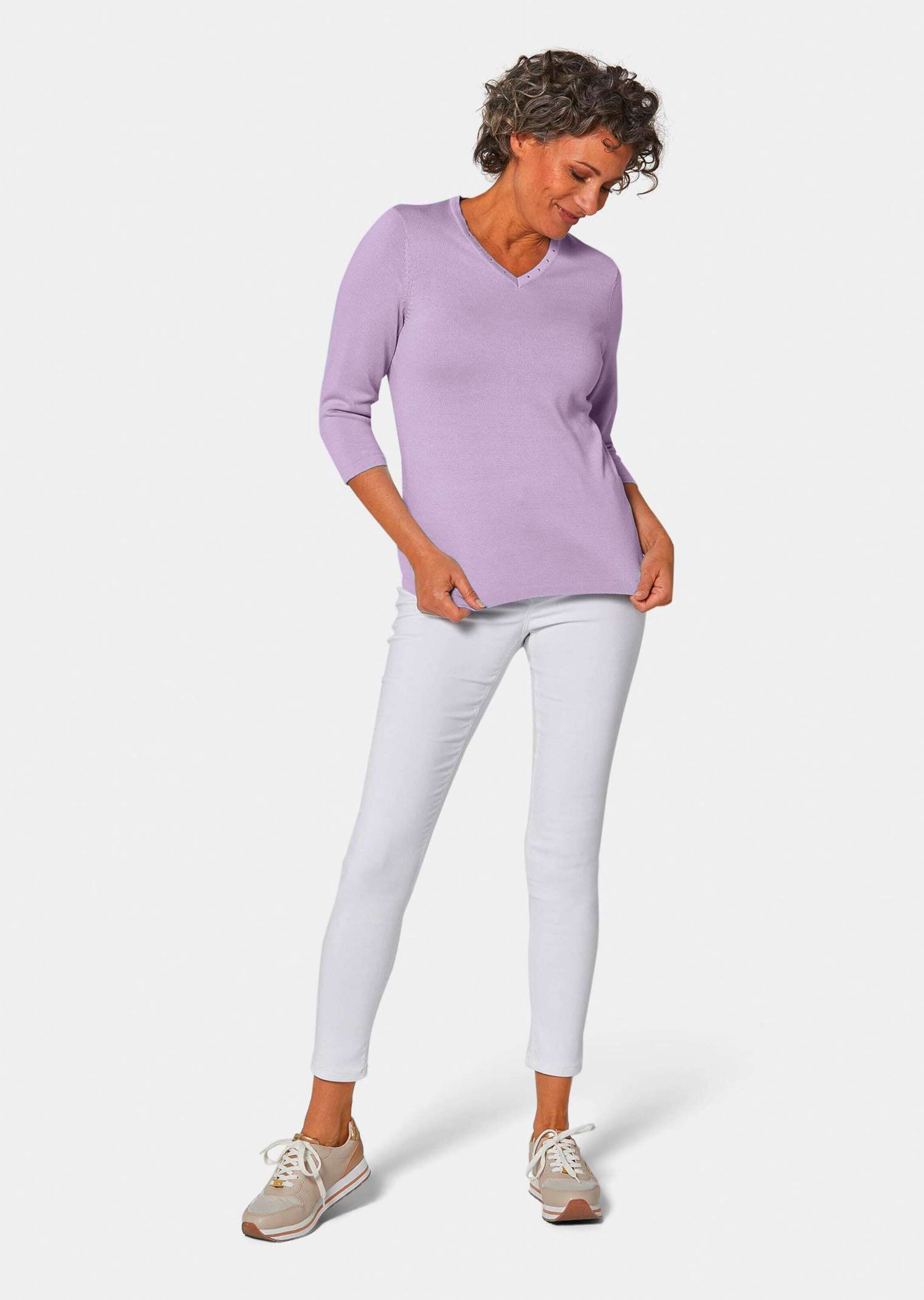 GOLDNER Rundhalspullover »Pullover in hochwertiger Qualität«