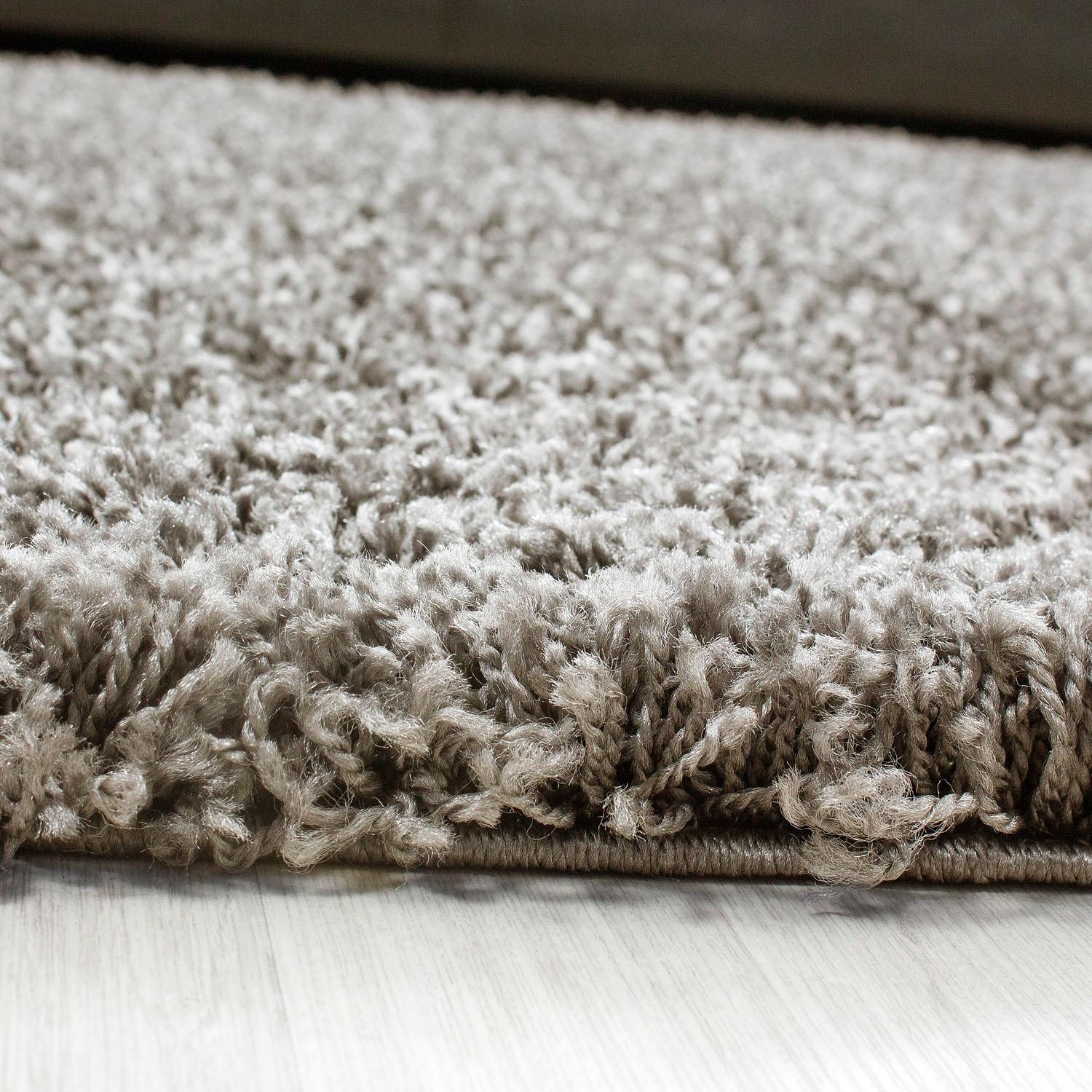Ayyildiz Teppiche Hochflor-Teppich »Life Shaggy 1500«, rund, 30 mm Höhe, auch in rechteckig, Wohnzimmer, Langflor, große Farbauswahl