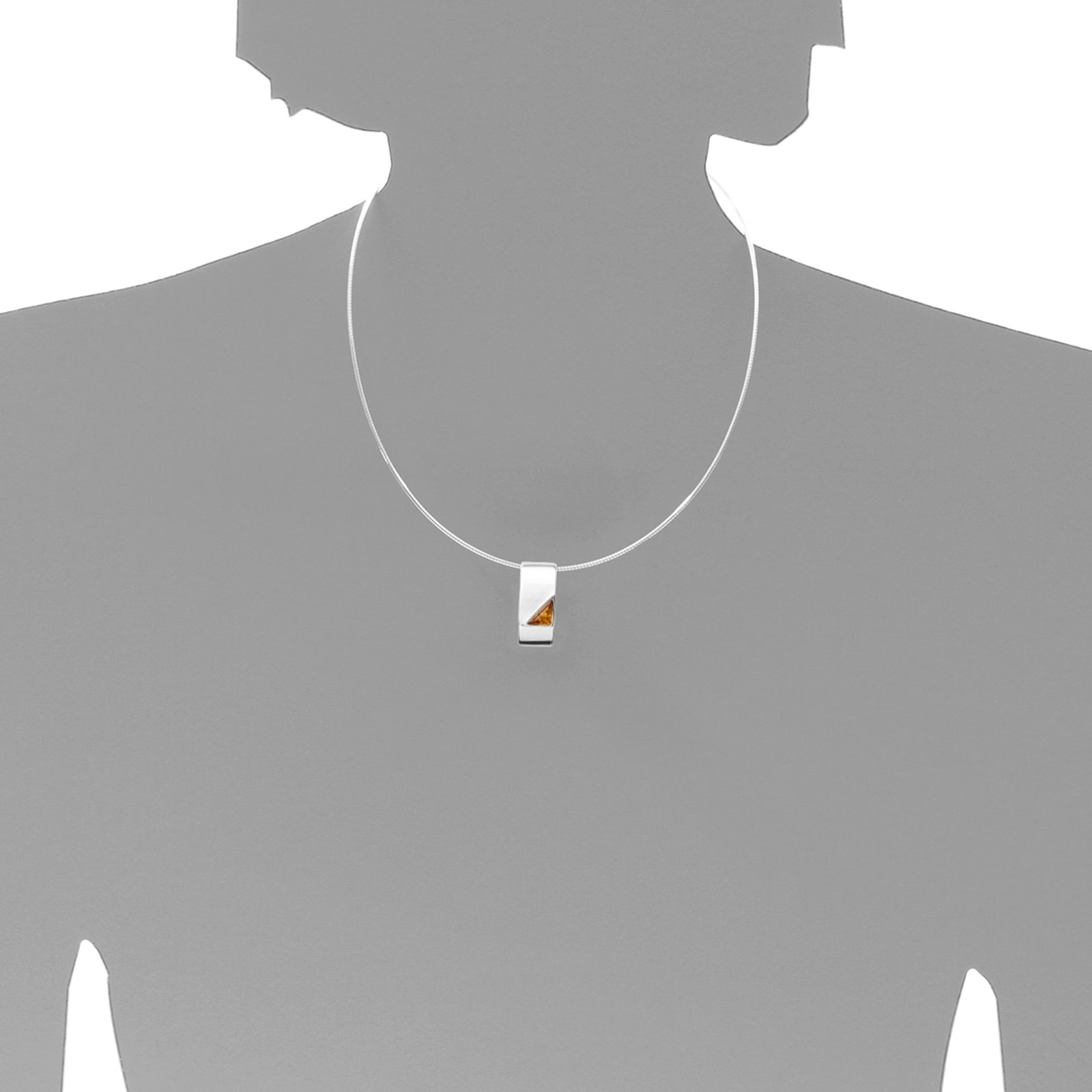 OSTSEE-SCHMUCK Kettenanhänger »- Gleiter-Karla - Silber 925/000 - Bernstein«