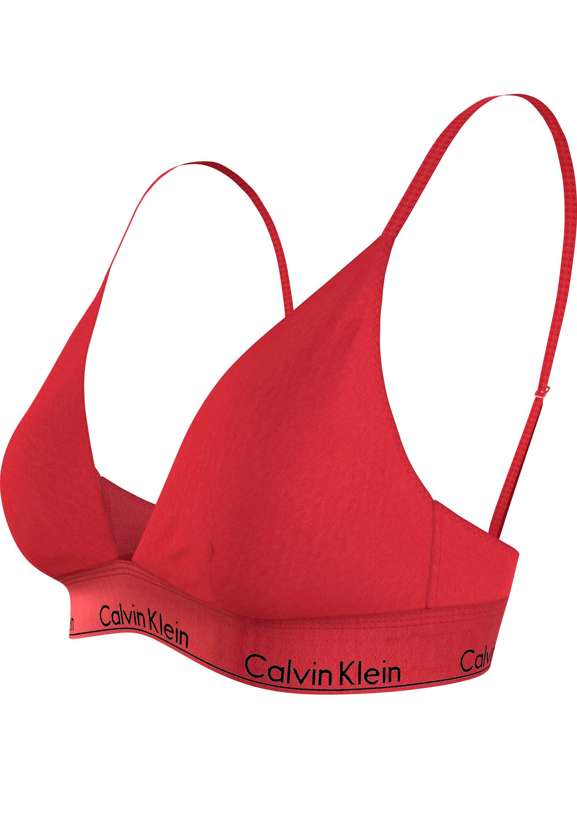Calvin Klein Triangel-BH »UNLINED TRIANGLE«, mit CK-Logoschriftzug online  bei OTTO