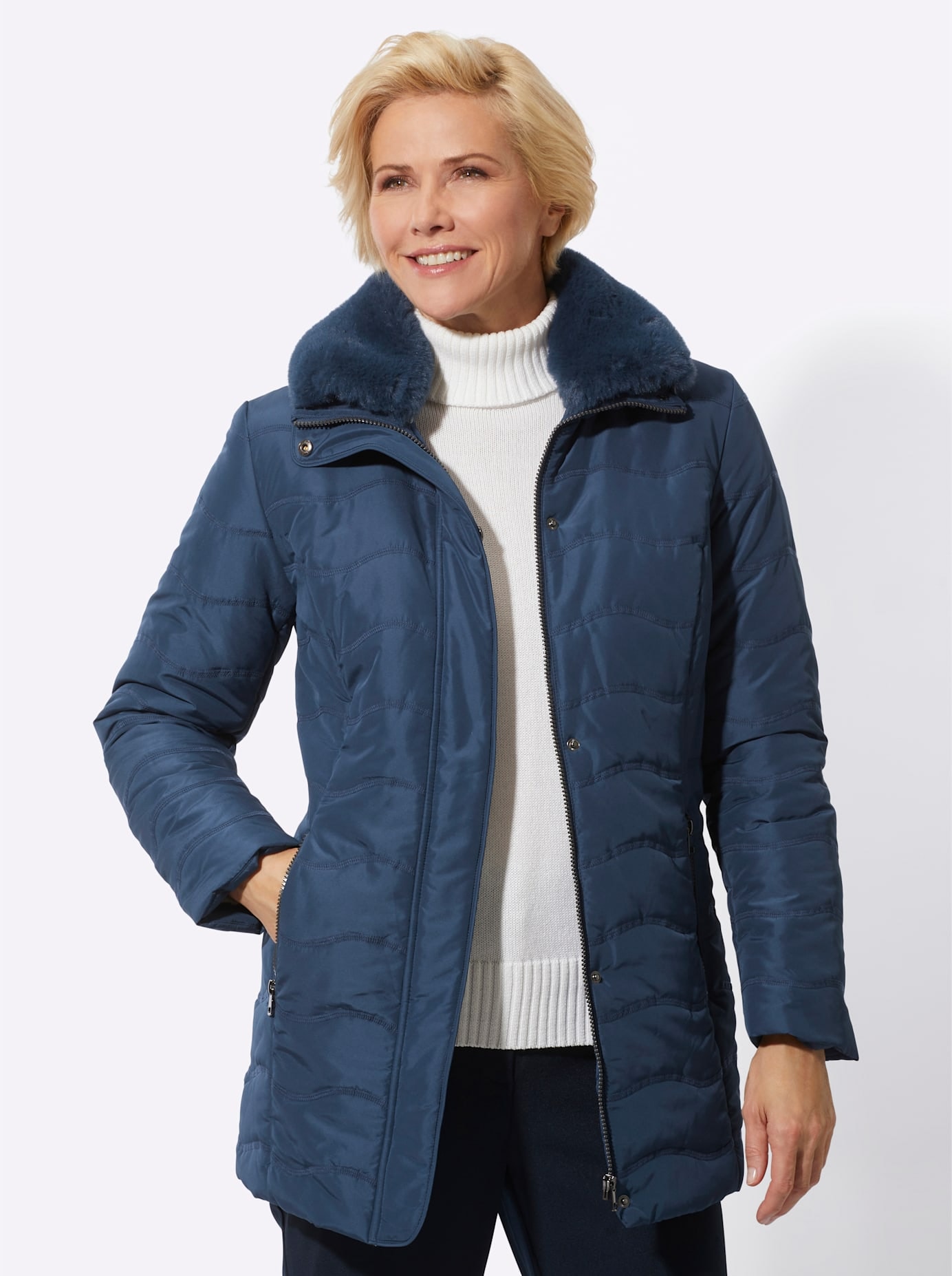 Classic Steppjacke, ohne Kapuze