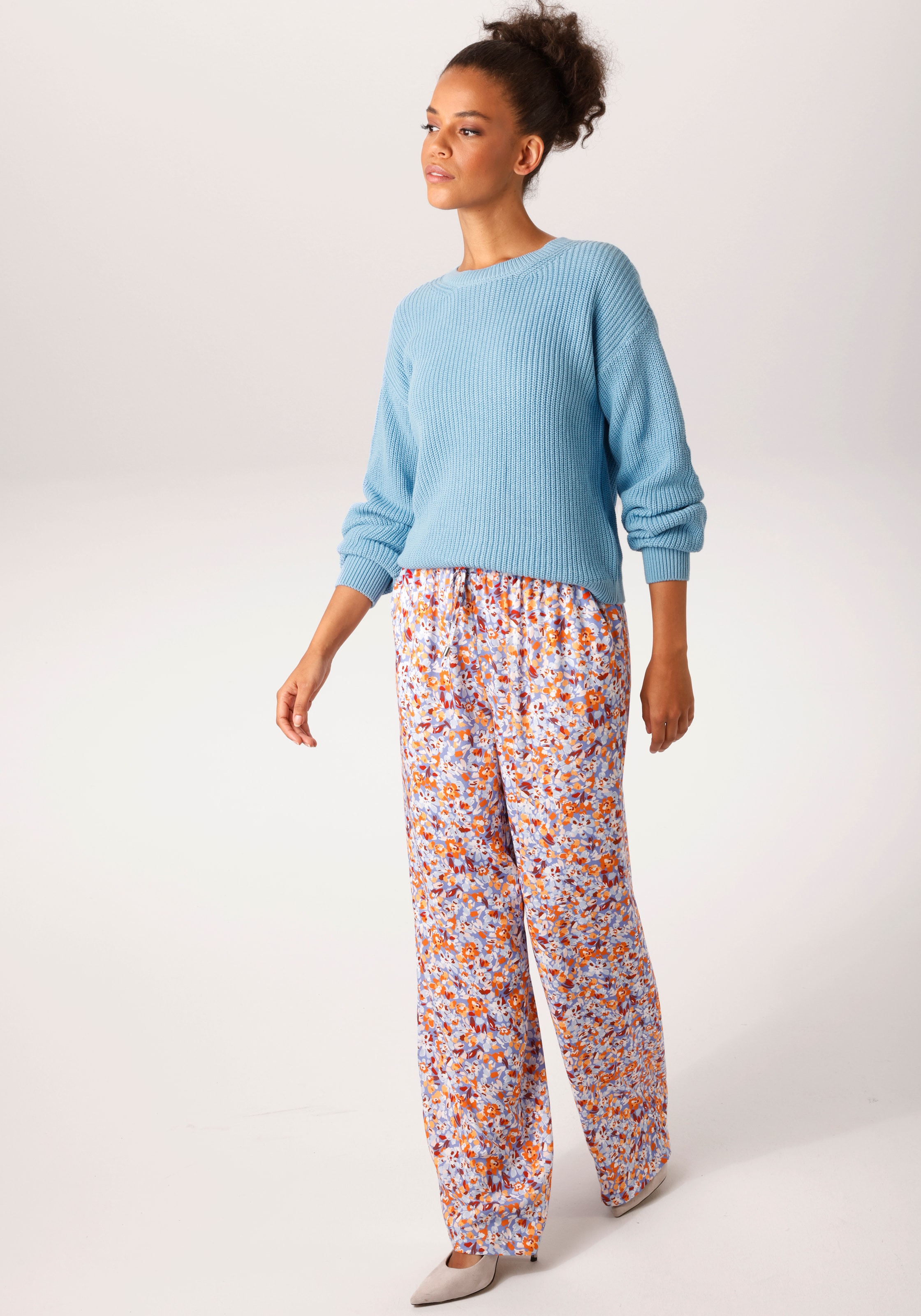 Aniston CASUAL Strickpullover in trendiger Farbpalette - NEUE KOLLEKTION