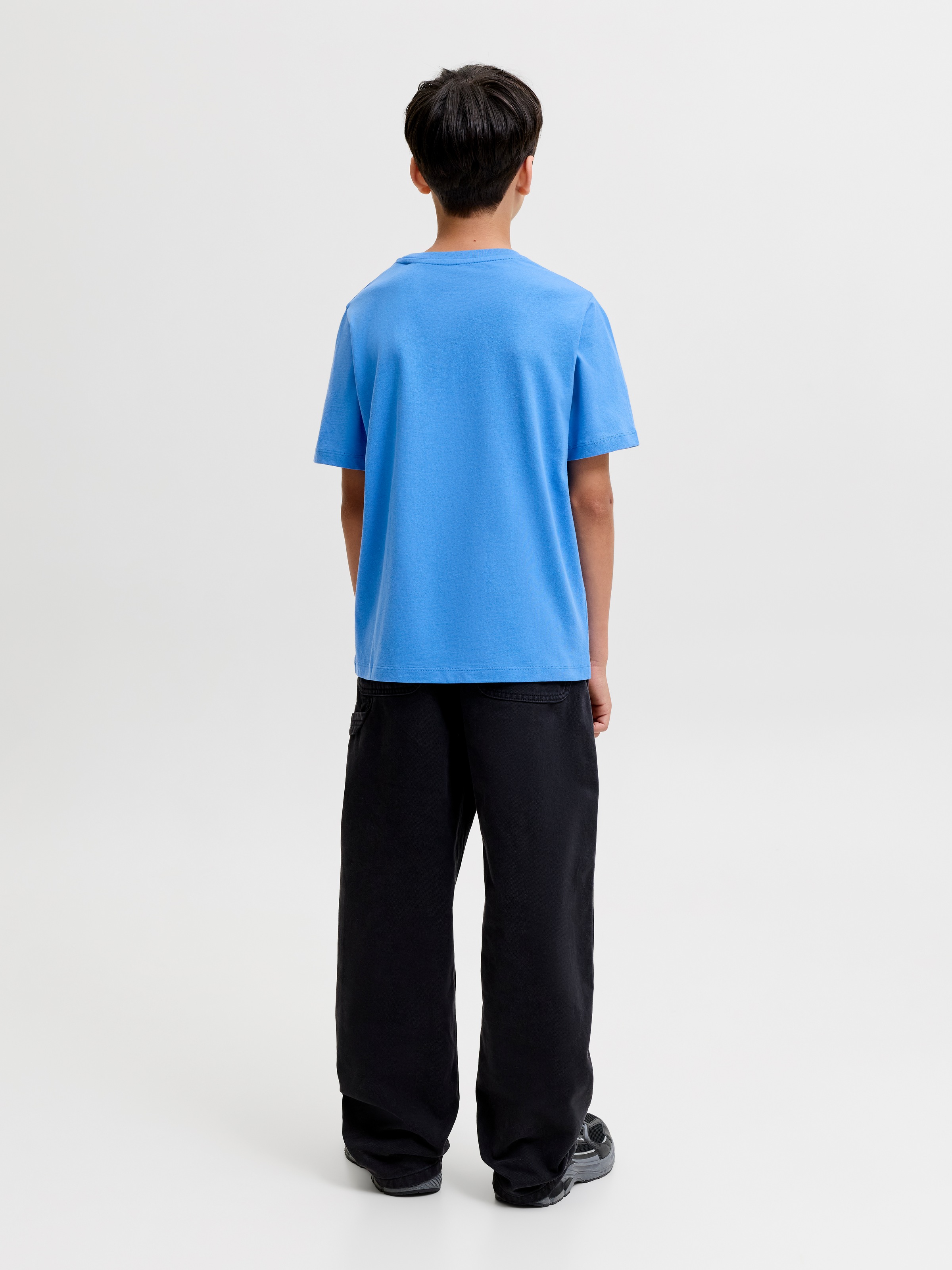 Jack & Jones Junior Rundhalsshirt »JCOFUSION DOTS PRINT TEE SS CN JNR« Baumwolle, normal geschnitten