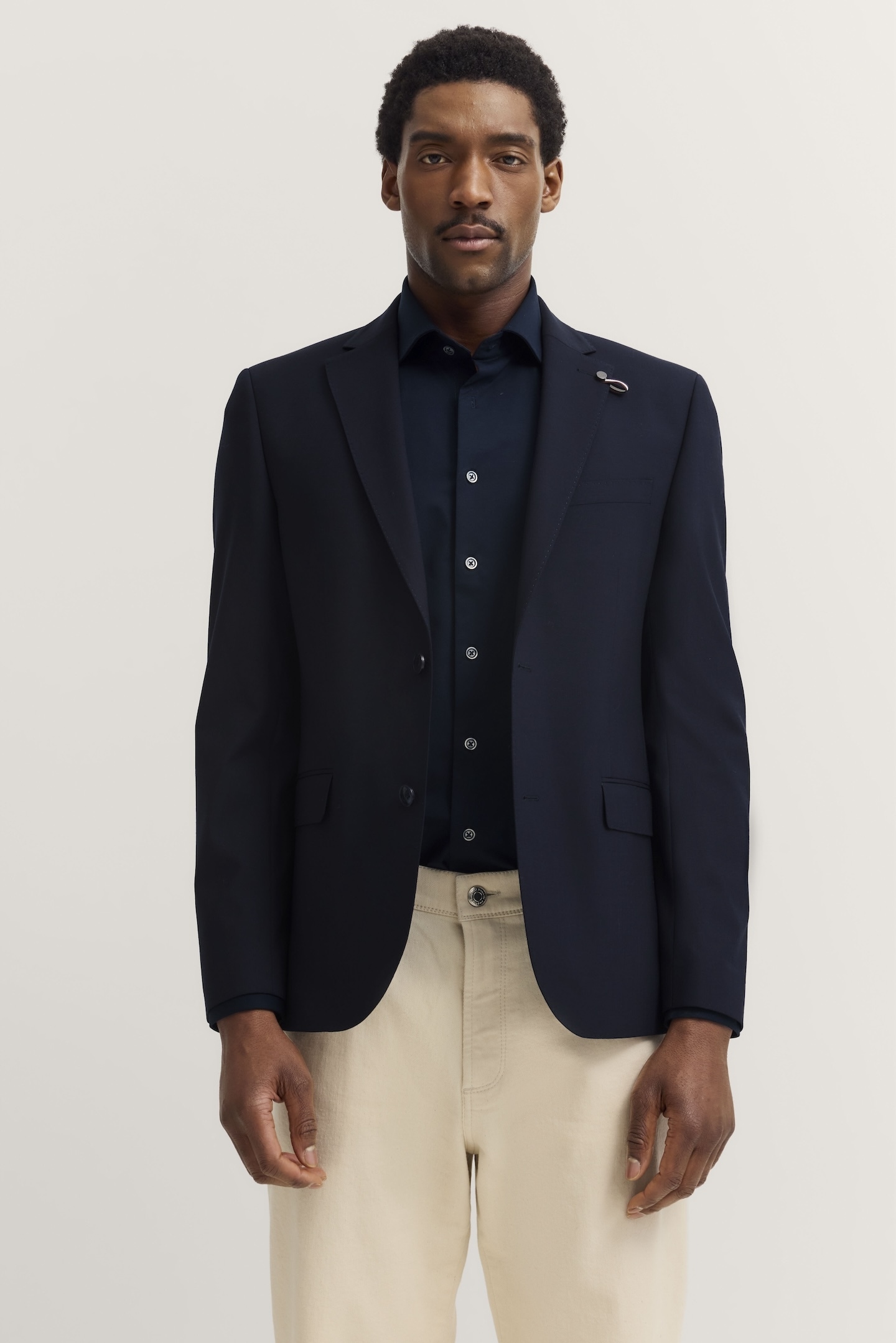 Bugatti Herren Anzugsakko »Mix & Match« Modern Fit in blau, Größe 54