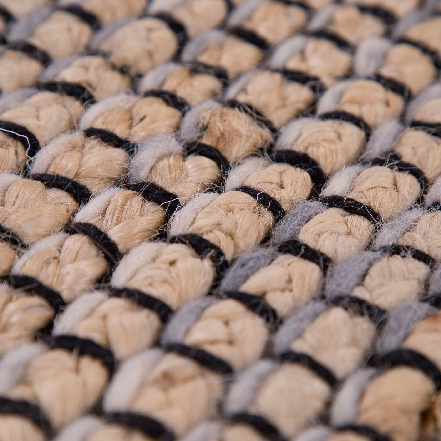 Paco Home Teppich »Odense 684«, rechteckig, 13 mm Höhe, handgewebter Wendeteppich, Jute & Wolle, meliert, Wohnzimmer