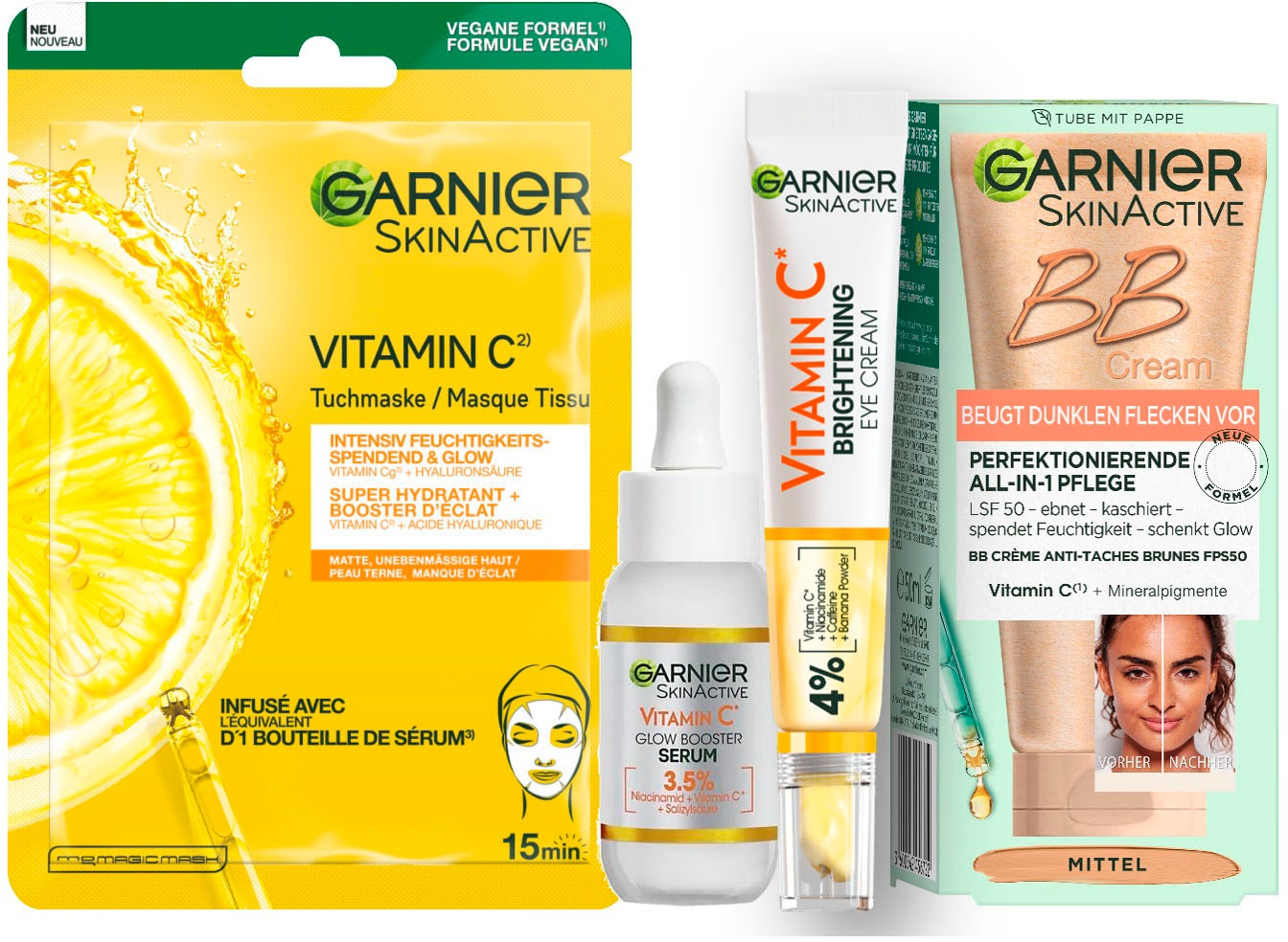 Gesichtspflege-Set »Vitamin C & BB Cream Set«, (4 tlg.)