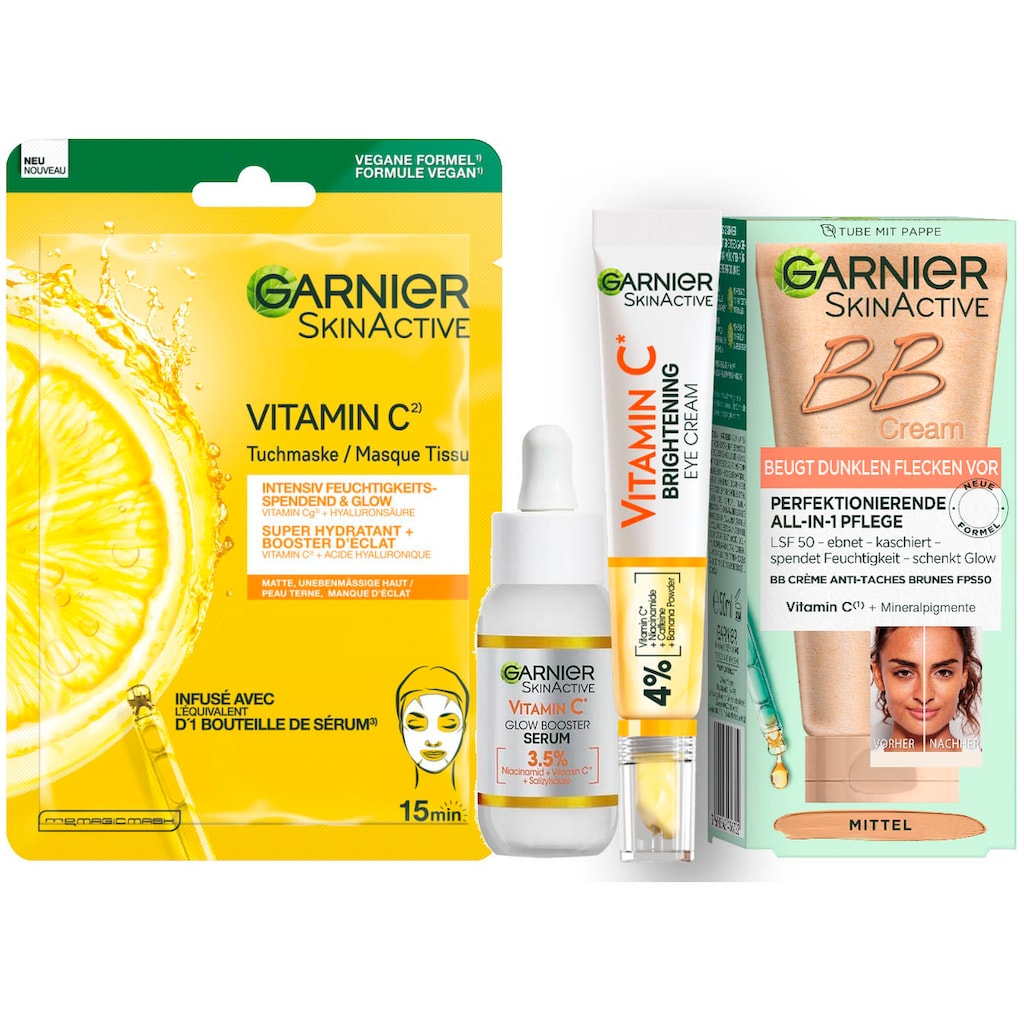GARNIER Gesichtspflege-Set »Vitamin C & BB Cream Set«, (4 tlg.)