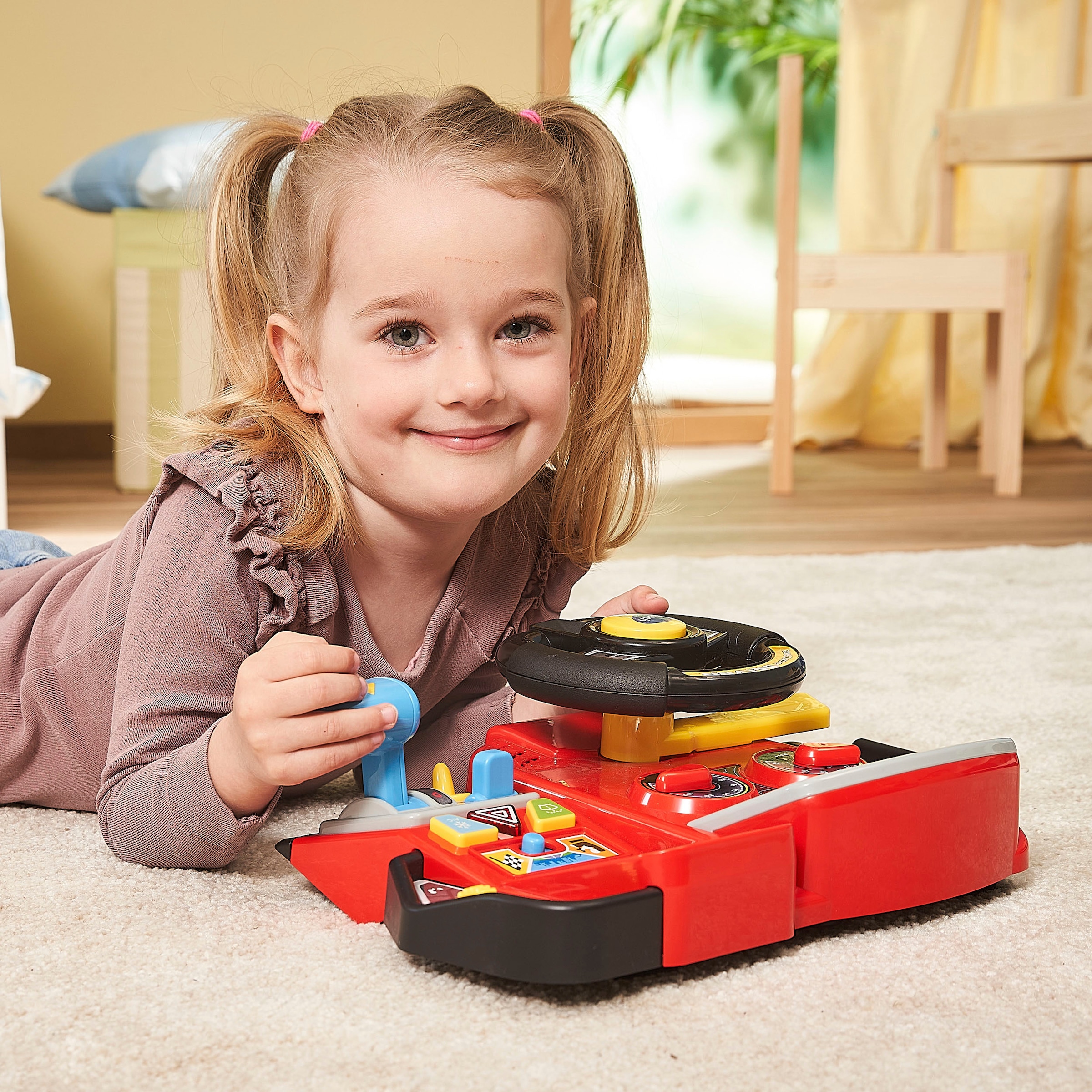 Vtech® Lernspielzeug »Abenteuer Lernlenkrad«, mit LCD-Farbbildschirm