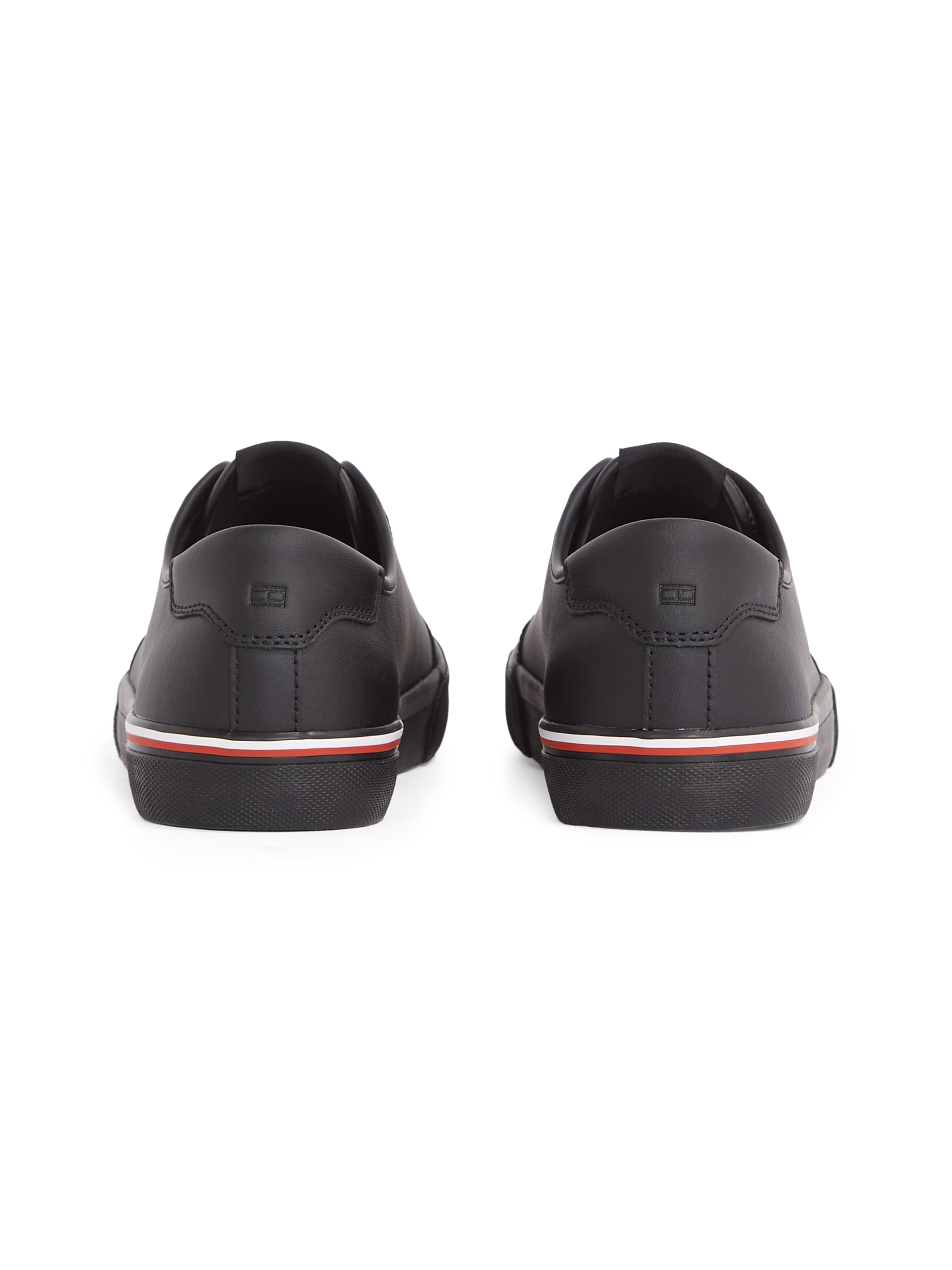 Tommy Hilfiger Sneaker »CORE CORPORATE VULC LEATHER«, Freizeitschuh, Halbschuh, Schnürer mit Logoschriftzug