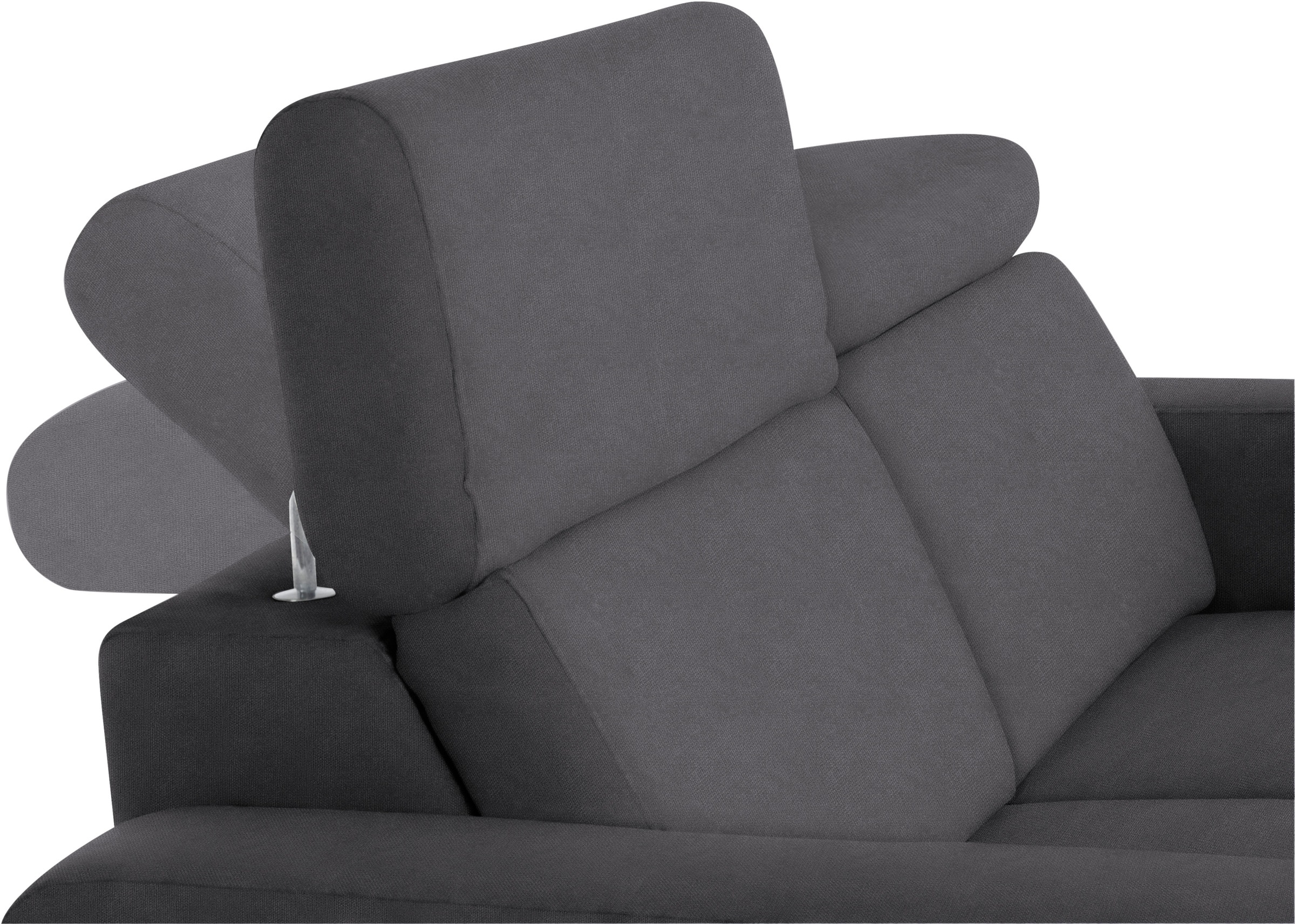 sit&more 2-Sitzer »Bologna«, inklusive Kopfteilverstellung und Federkern
