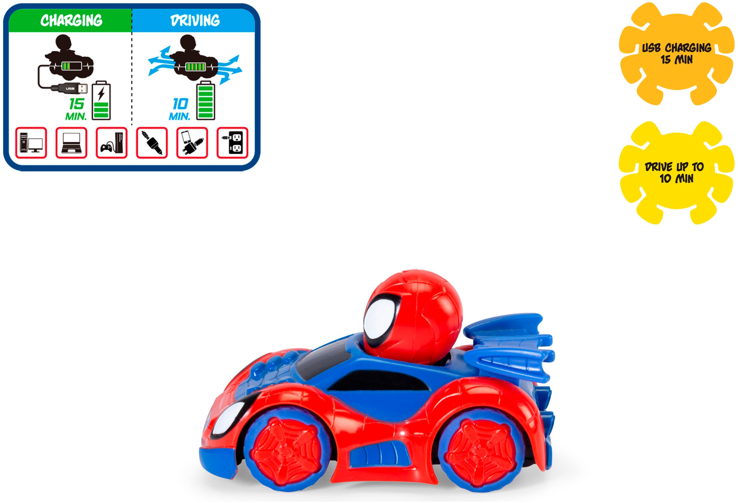 Dickie Toys RC-Auto »RC Spidey Web-Crawler 1:50«