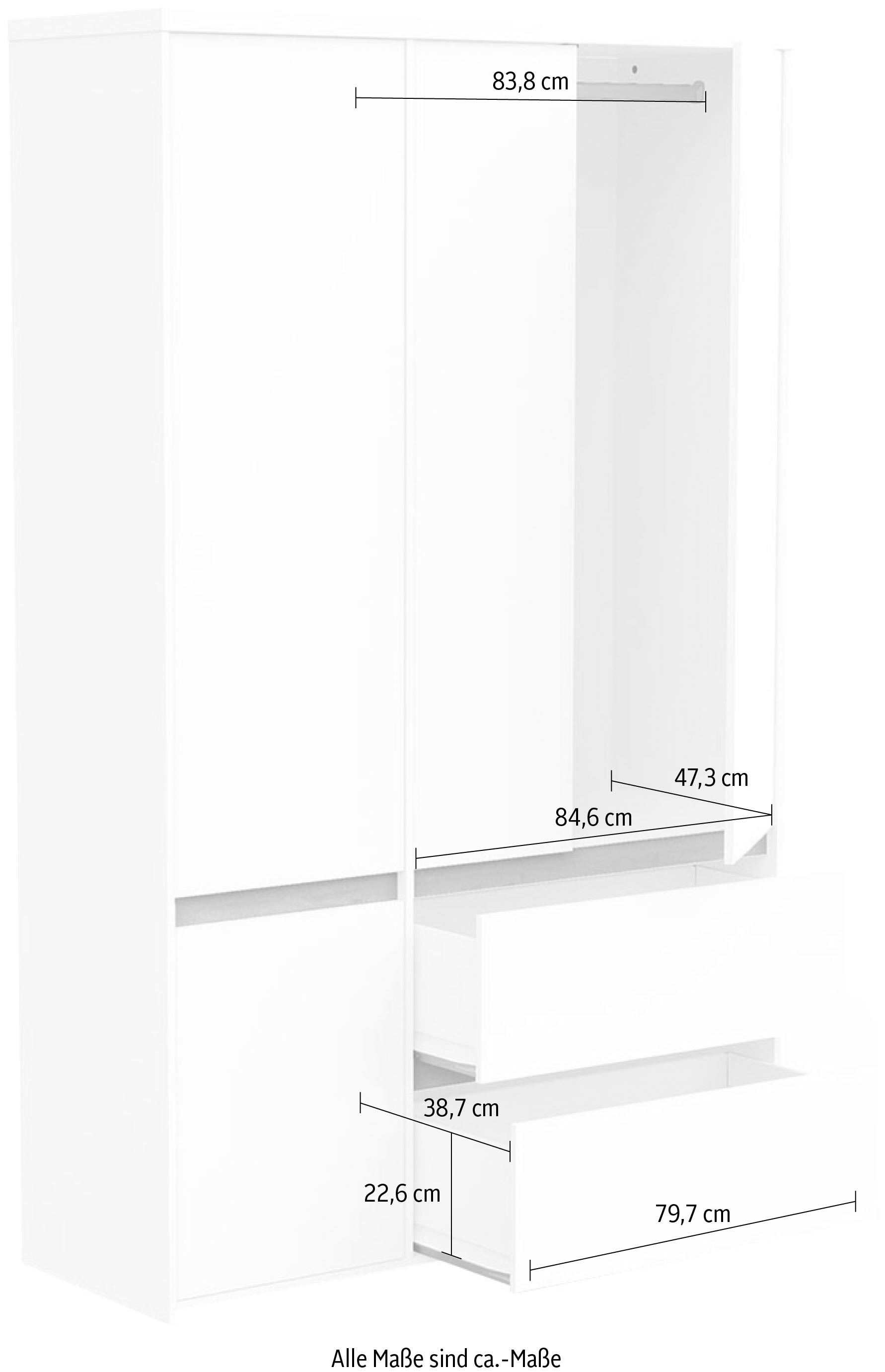 Demeyere GROUP Kleiderschrank 1 Stk. tlg.
