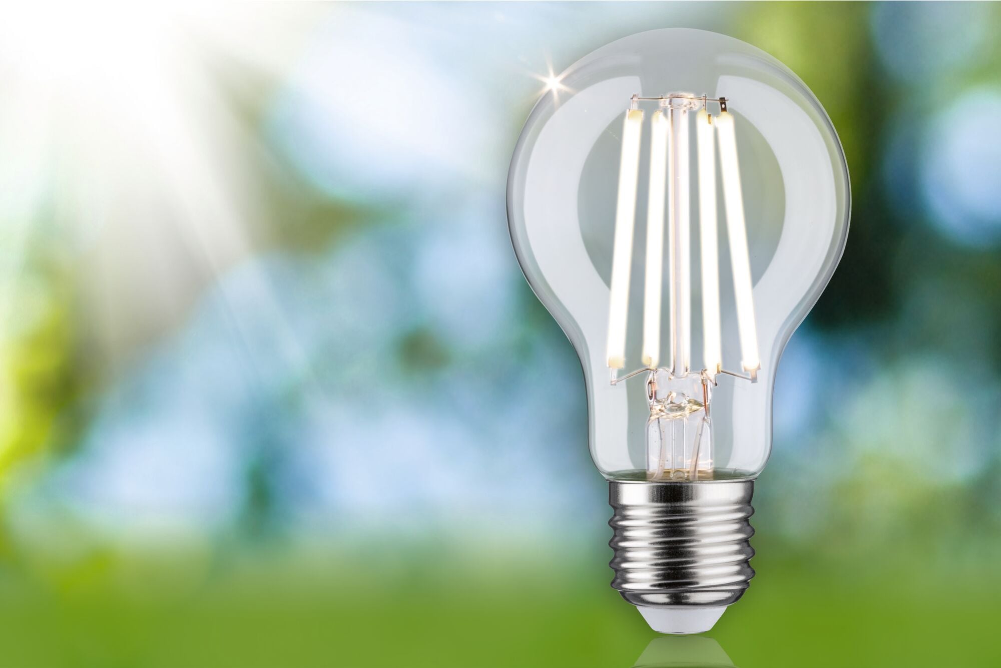 Paulmann LED-Leuchtmittel »Eco-Line AGL 840lm 4,5W 4000K dim klar 230V« E27 1 Stk. Neutralweiß