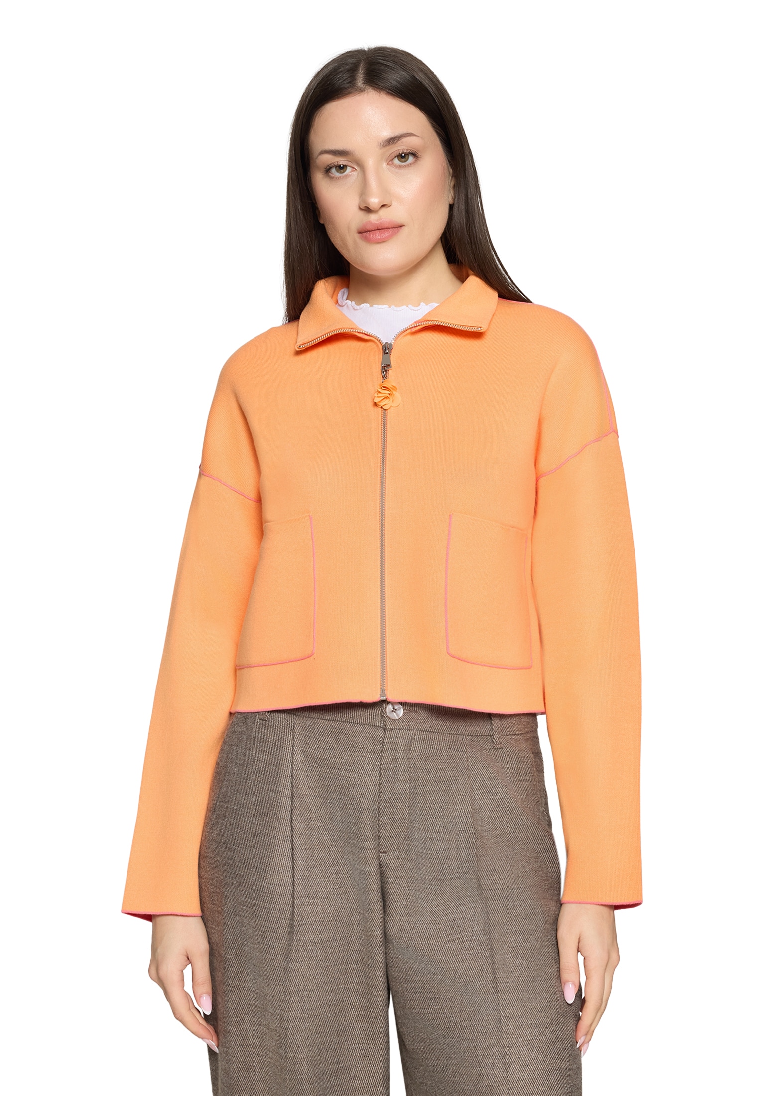 Cartoon Cardigan »Strick-Cardigan mit Stehkragen«