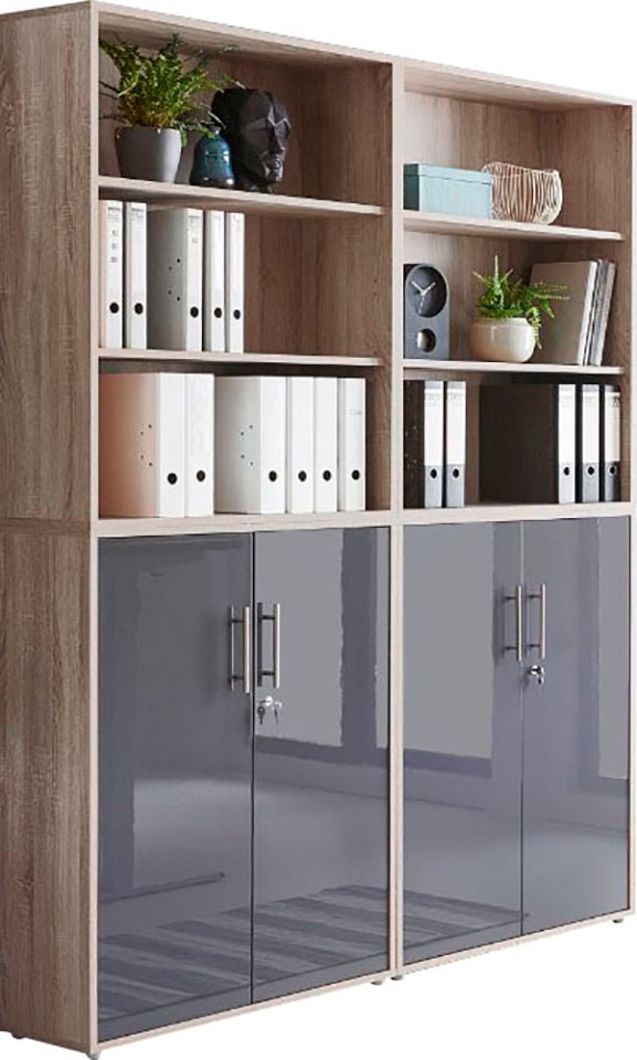 BMG Möbel Büromöbel-Set »Tabor«, (Set, 4 tlg.)