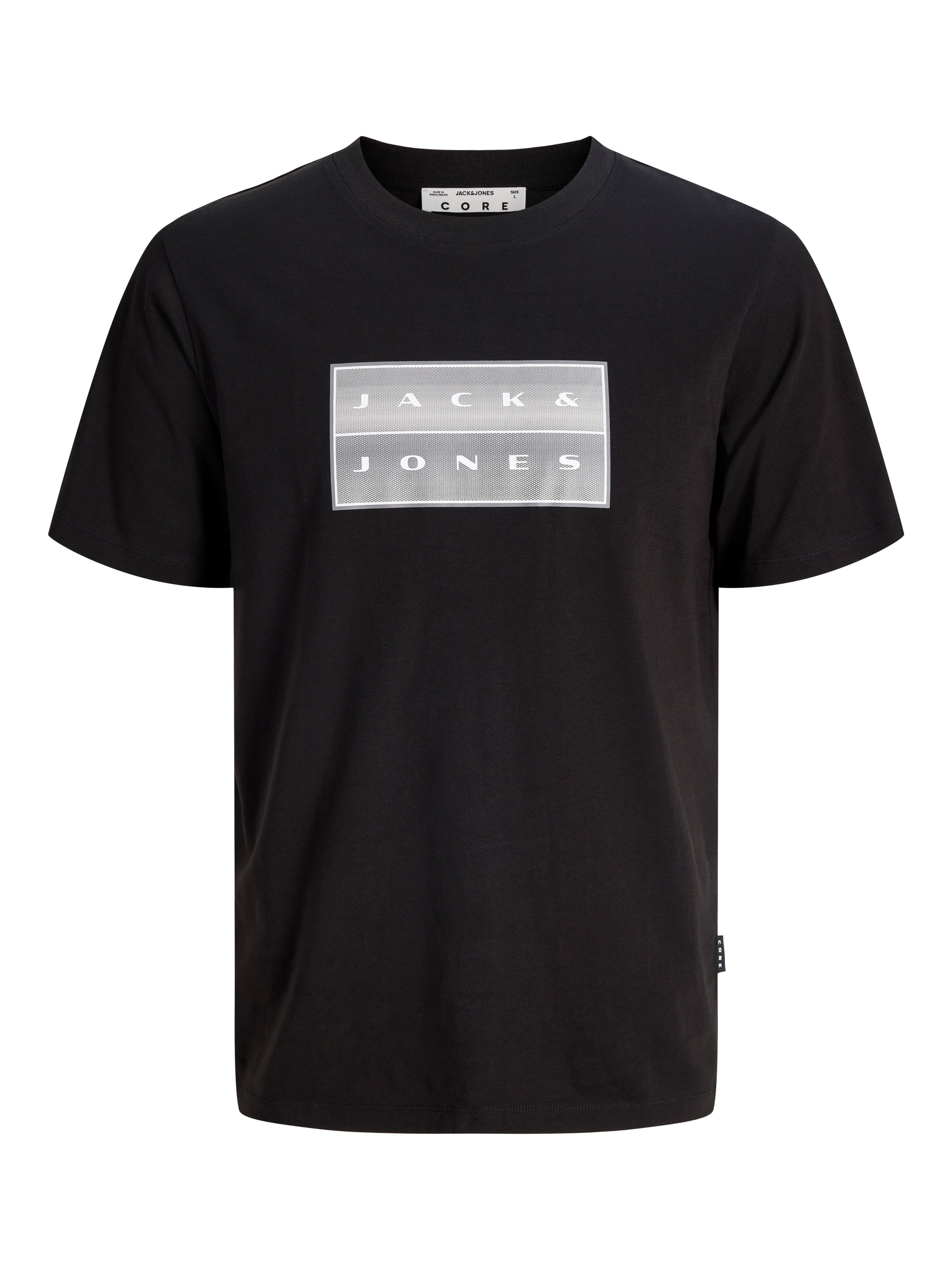 Jack & Jones PlusSize T-Shirt »JCOFUSION BOX PRINT TEE SS CN PLS« Baumwolle, regular fit