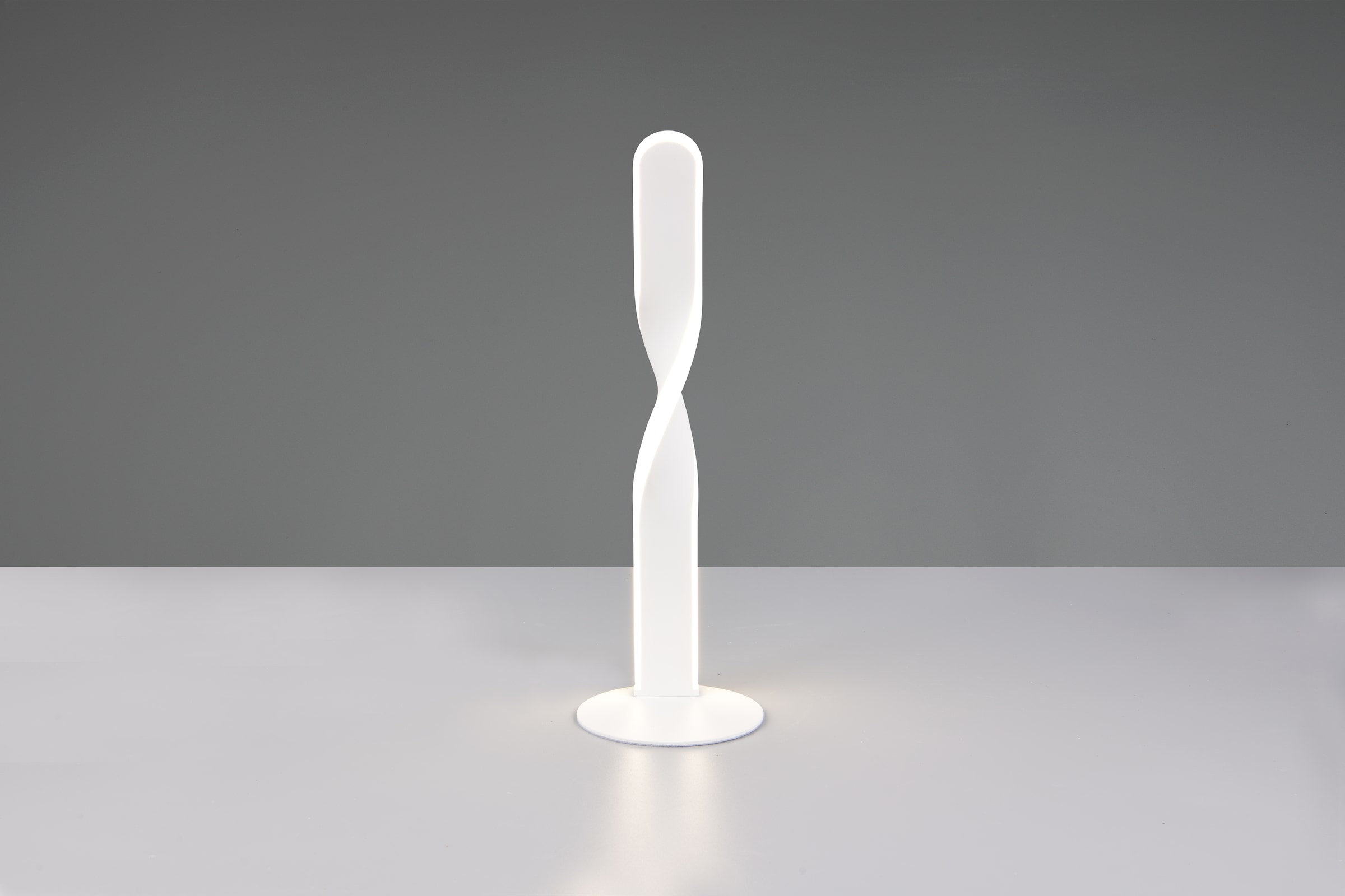 REALITY Leuchten LED Tischleuchte »GINKO, LED Tischlampe 10W 1070 Lumen 4000K kaltweiß, Schreibtischlampe« LED-Board 1 Stk. Kaltweiß Tischleuchte mit Schnurschalter ON/OFF, Höhe 40,5 cm Ø 13 cm
