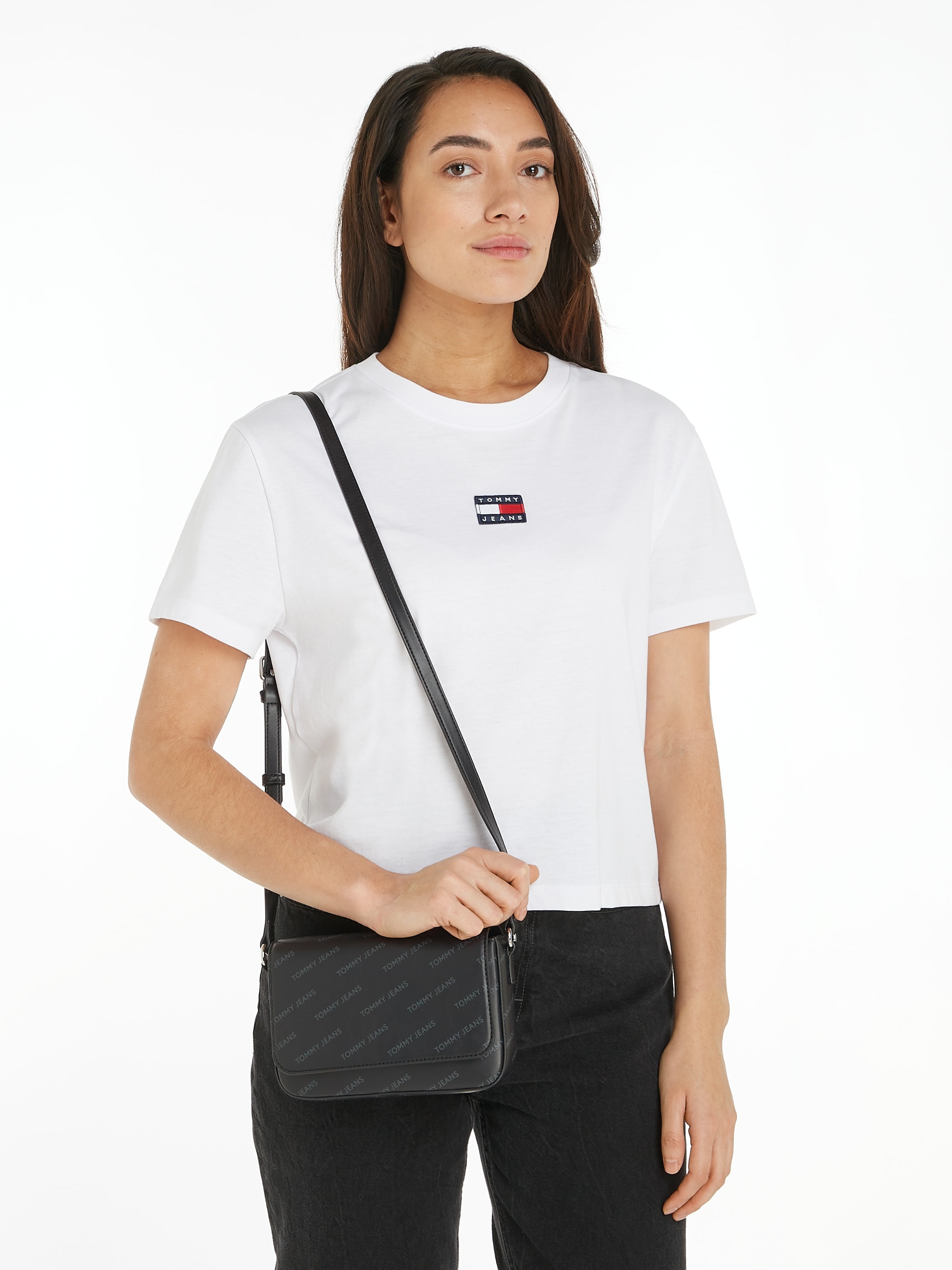 Tommy Jeans Umhängetasche »Women TJW ESS MUST FLAP CROSS PRINT Crossover« Damen Tasche