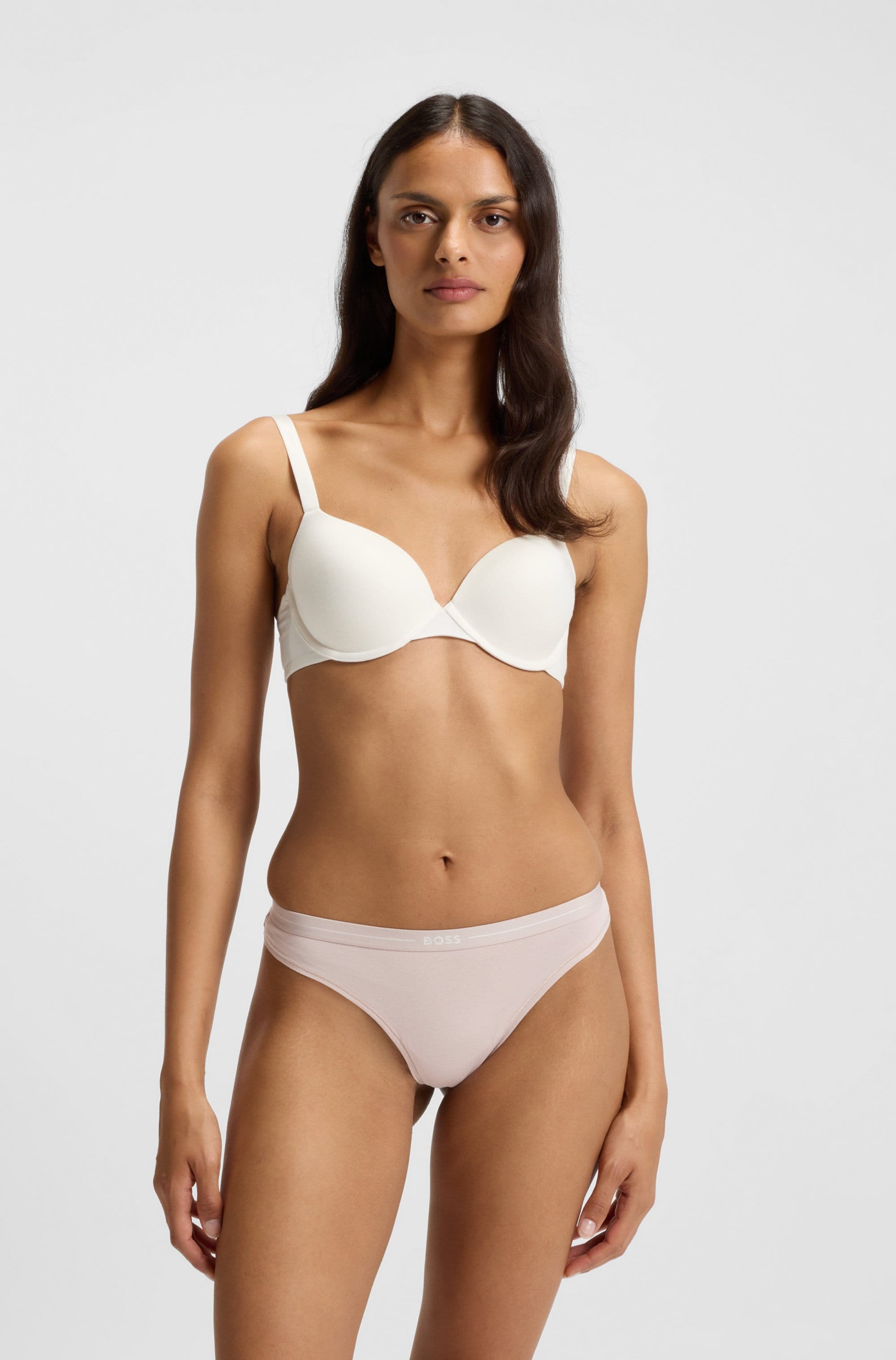 BOSS String »3P THONG« Packung, 3er, 3 Stk. mit BOSS Logobund