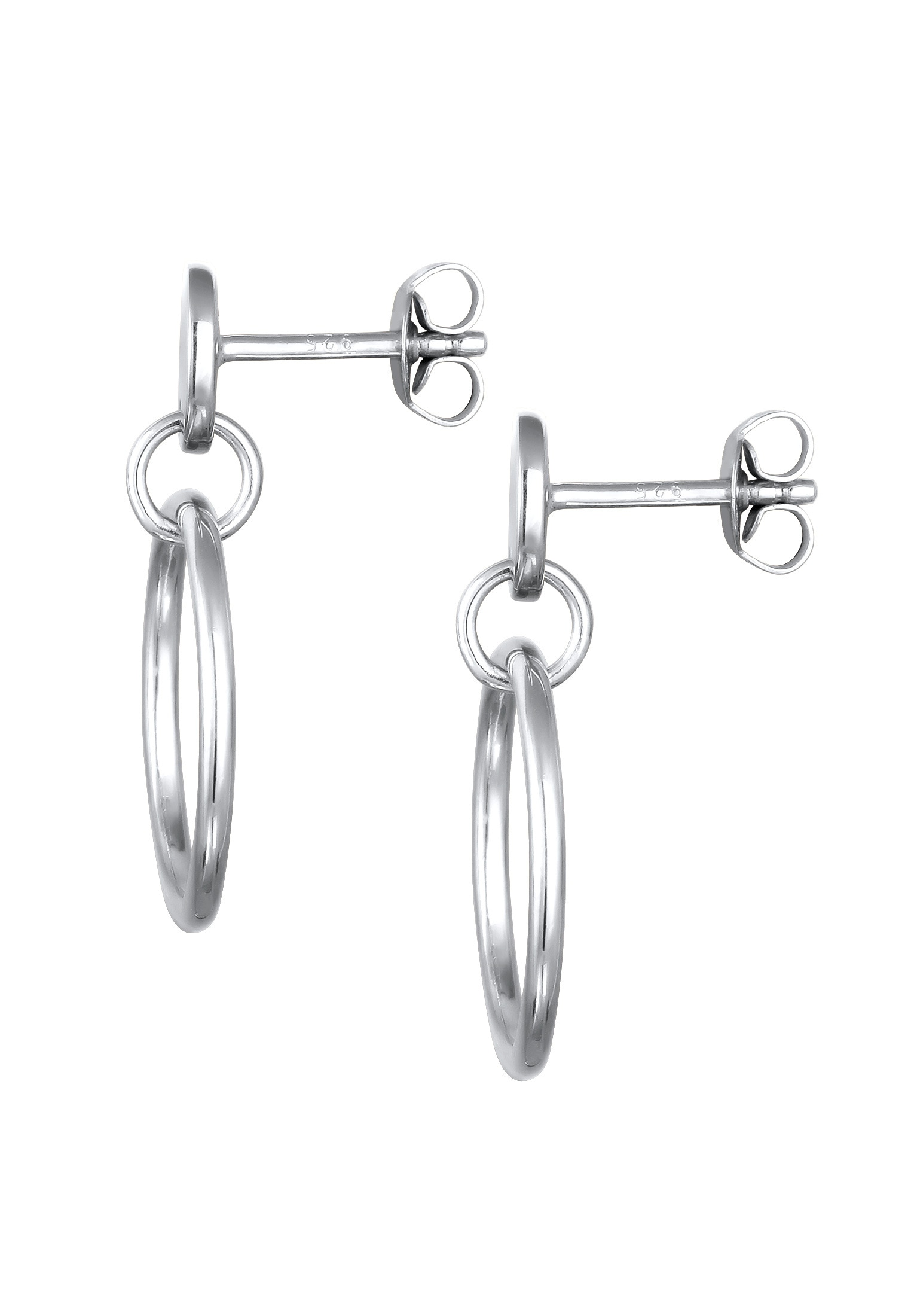 Elli Paar Ohrstecker »Ohrringe Ohrhänger Kreis Rund 925 Sterling Silber«