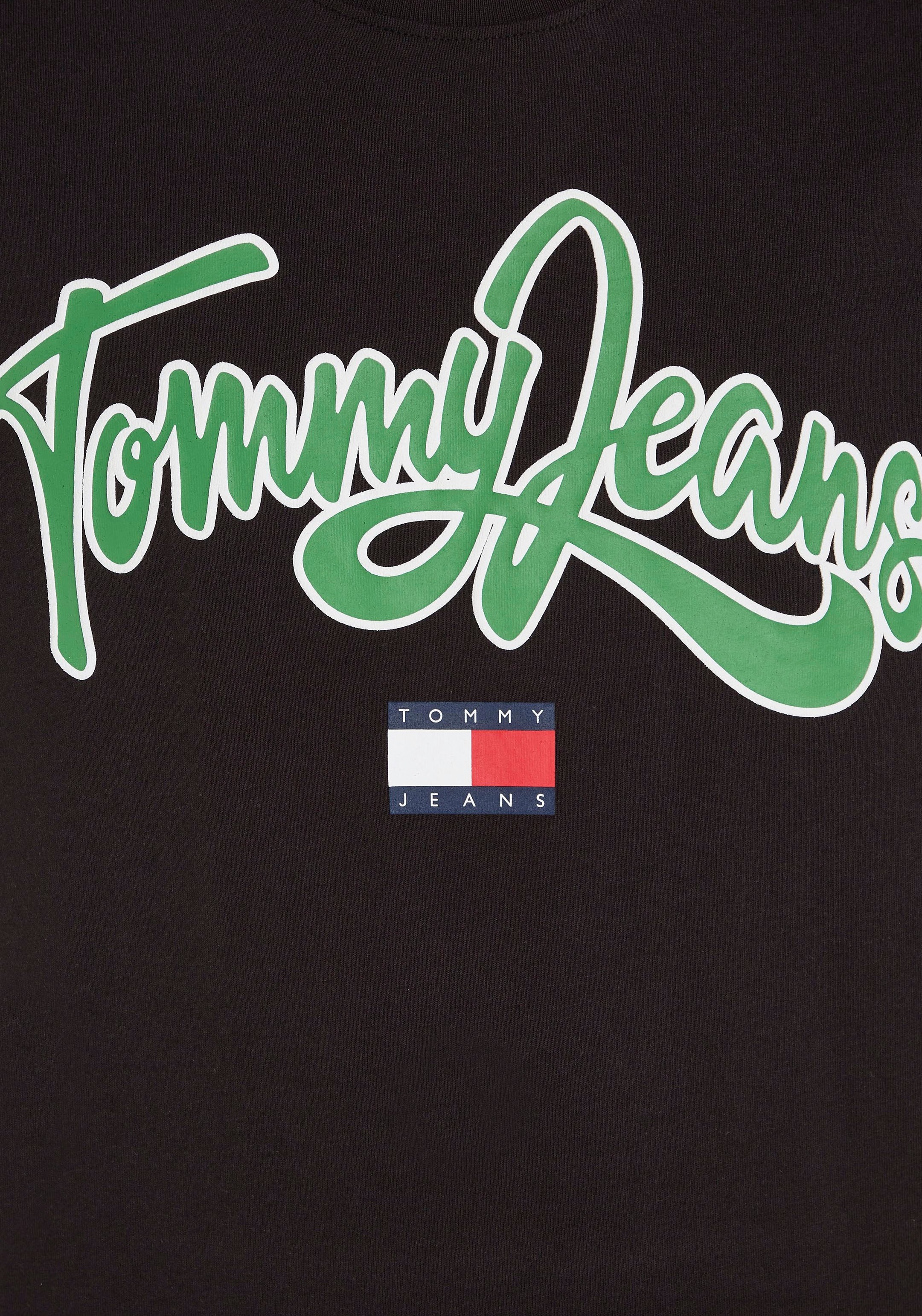 Tommy Jeans T-Shirt »TJM COLLEGE TEE«, mit TEXT REG OTTO großem Logo-Frontmotiv kaufen online bei POP