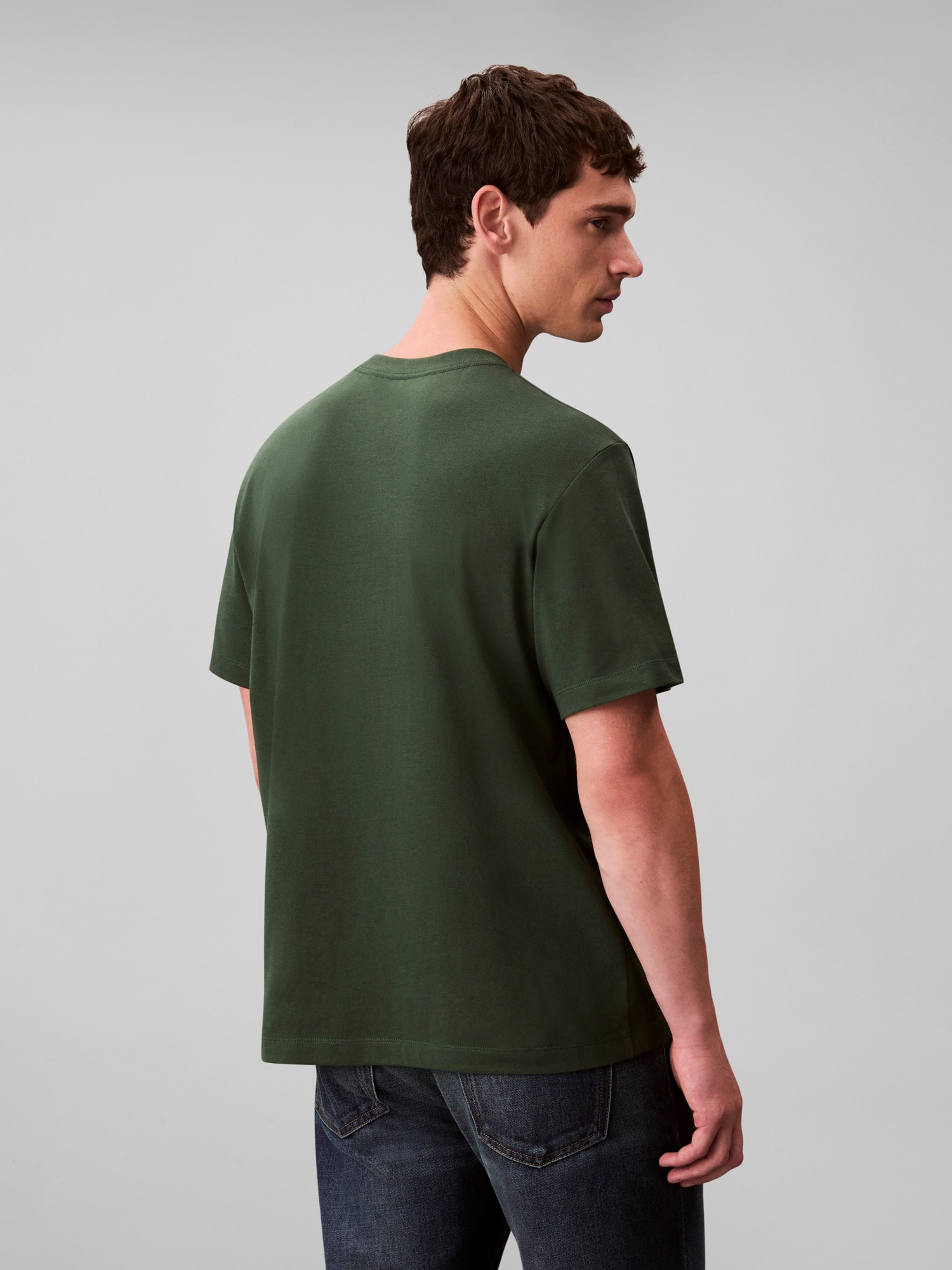 Calvin Klein T-Shirt »SS 20S EU CK OVERLAP GRAPHIC TEE«, Mit Rundhalsausschnitt, regular fit