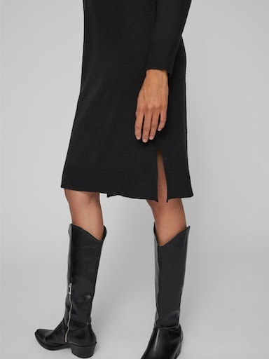 Vila Strickkleid »VIRIL CREW NECK L/S MIDI DRESS - NOOS«