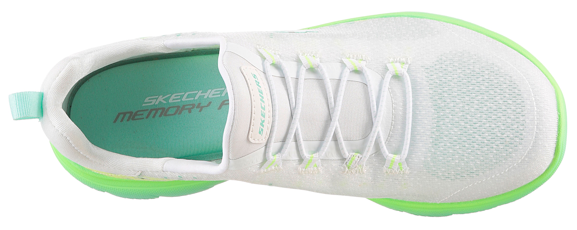 Skechers Slip-On Sneaker »SUMMITS«, Trainingsschuh, Sneaker, Slipper, Halbschuh mit Bungee-Verschluss