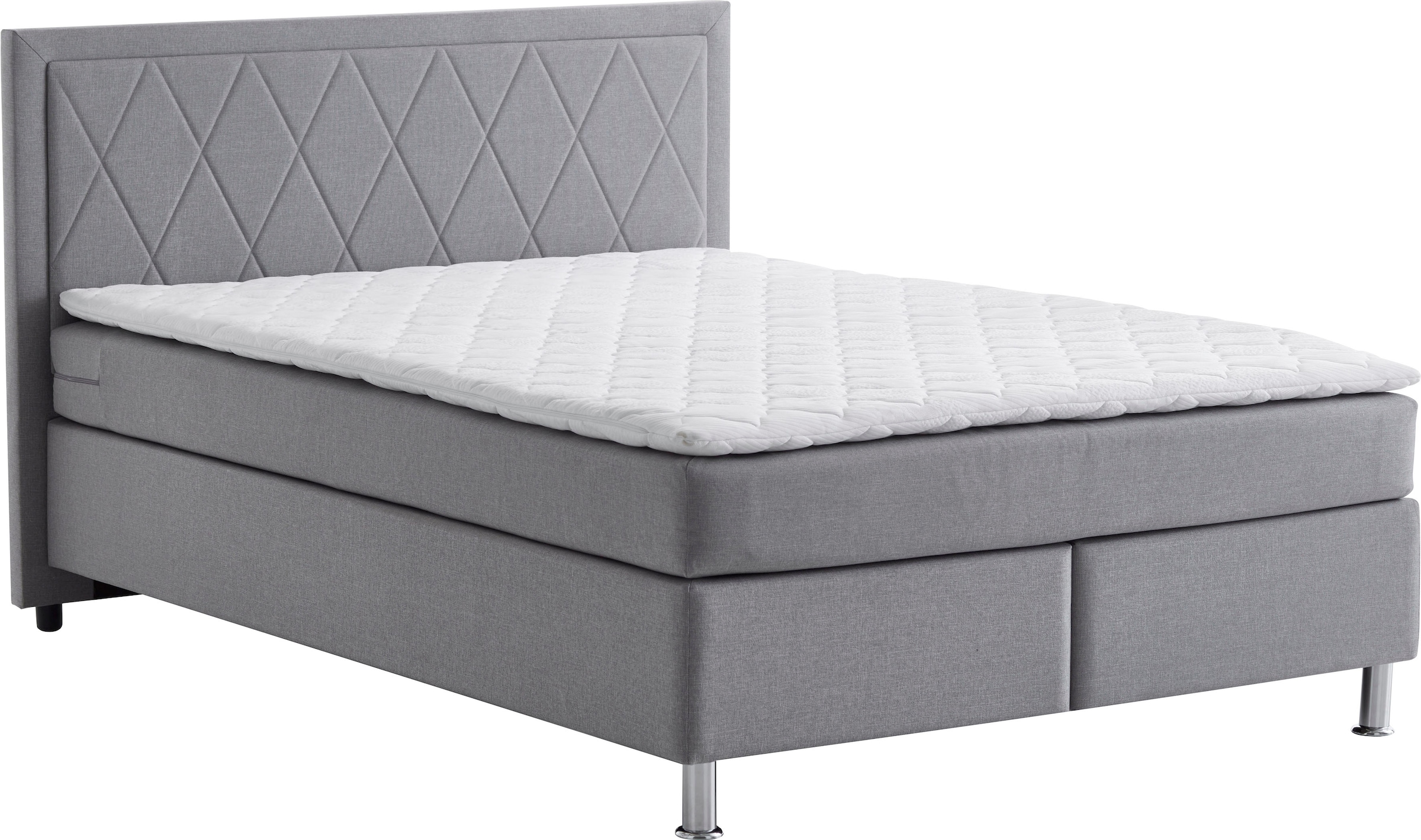 ATLANTIC home collection Boxbett »Helen«, Tonnentaschenfederkern-Matratze und Topper, wahlweise mit Bettkasten