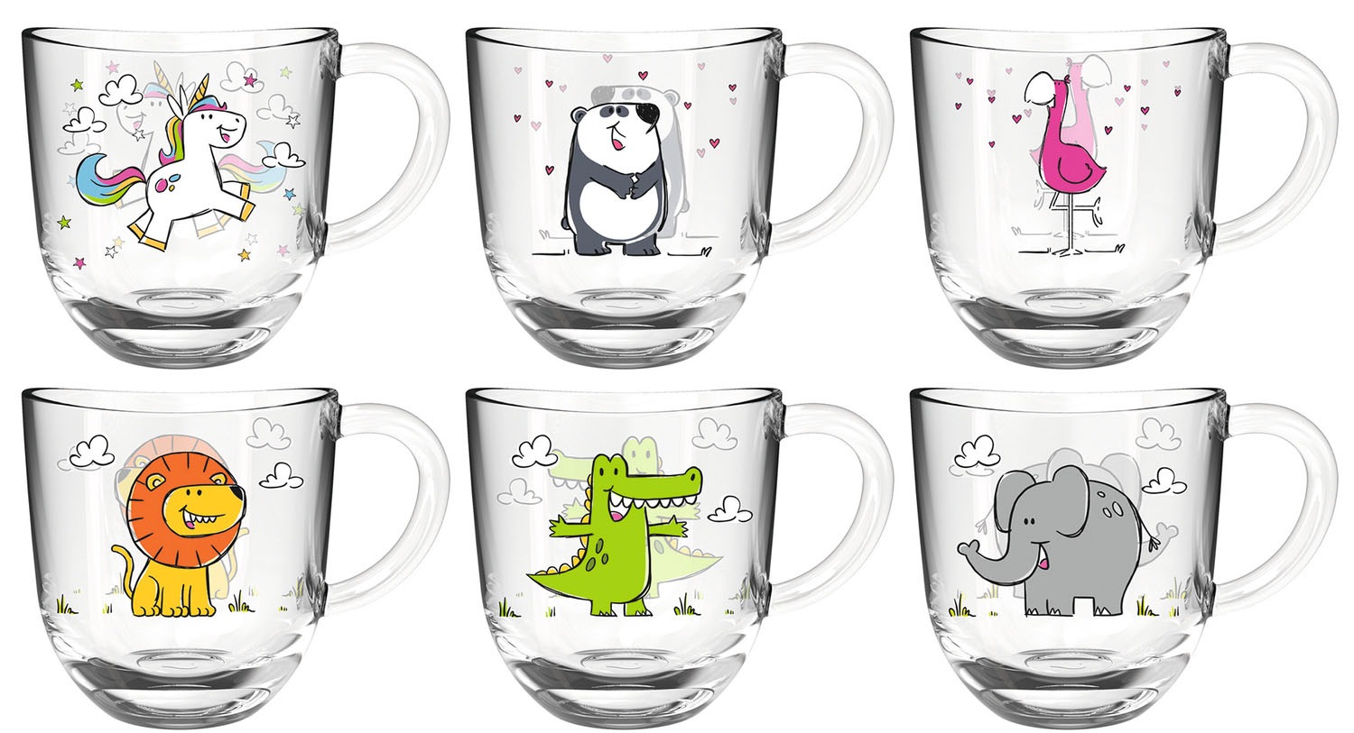 LEONARDO Tasse »BAMBINI«, (Set, 6 tlg.), 280 ml, 6-teilig