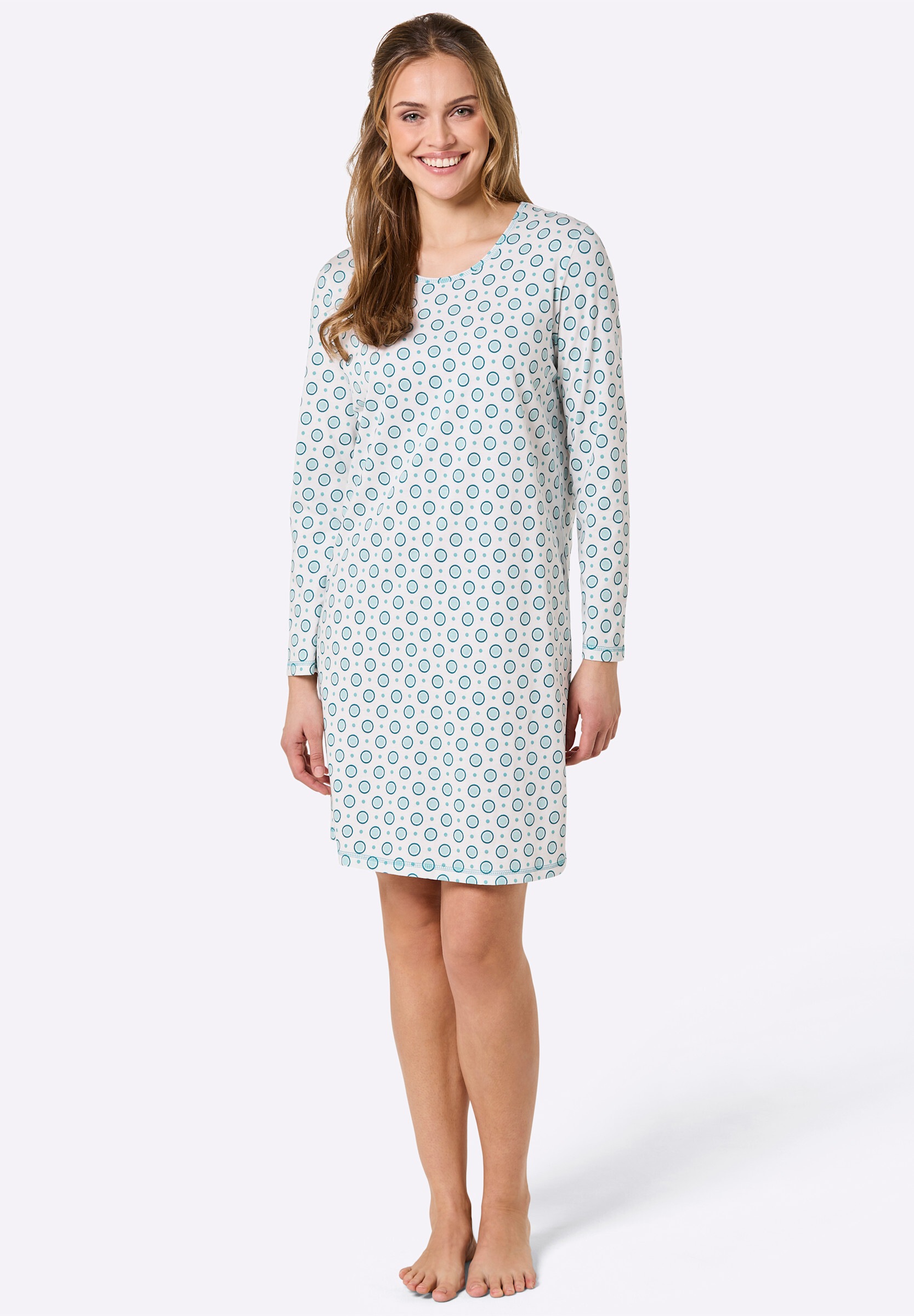 Witt Pyjama »Sleepshirts Sleepshirts mit Punkten 2 Stück« 2 Stk.