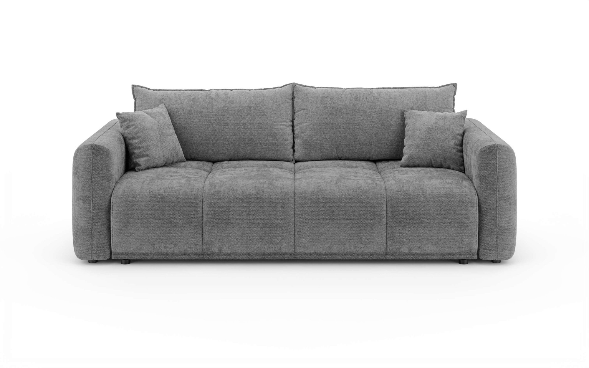 OTTO home 3-Sitzer »LOXXA Schlafsofa mit Bettkasten, komfortables Sitzgefühl, Breite 241cm« Liegefläche 150x192cm, inklusive Rückenkissen, moderne Steppung