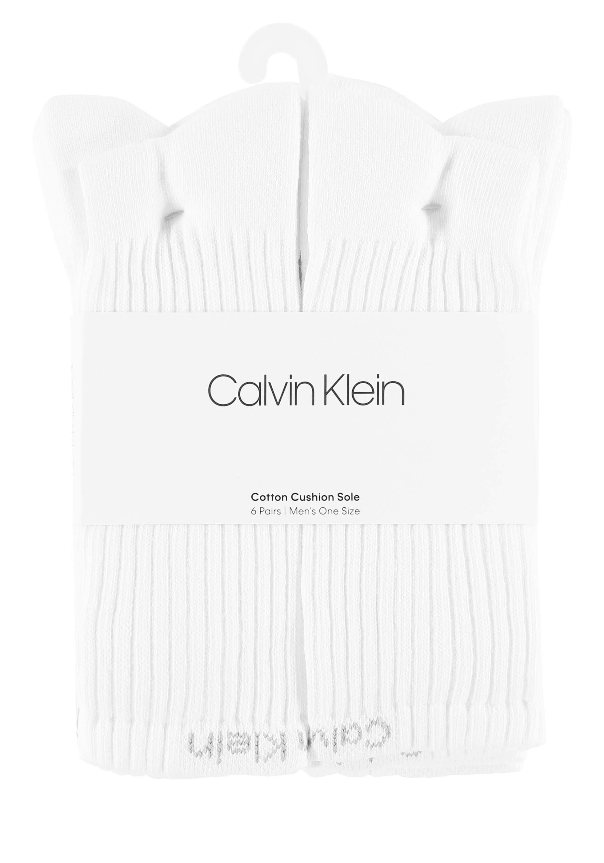 Calvin Klein bei Paar), bestellen Tennissocken mit (6 Schaft OTTO geripptem »Crew«