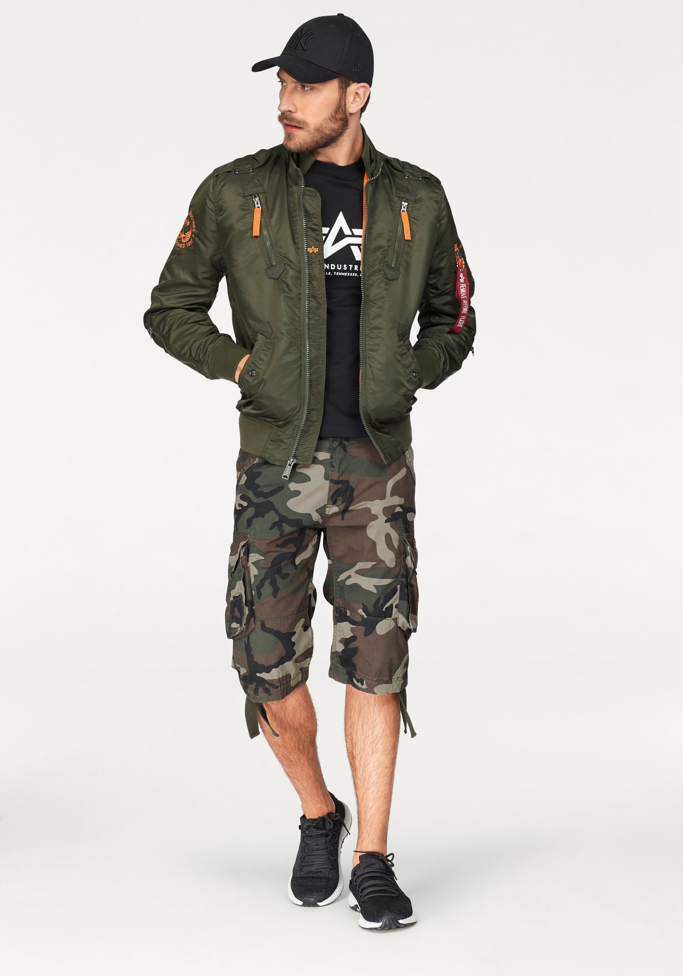 Alpha Industries Cargobermudas »Jet Short«