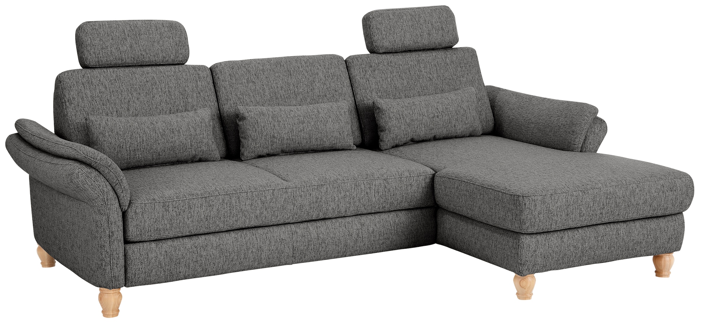Home affaire Ecksofa »Palace L-Form«, incl. Sitztiefenverstellung, wahlweise mit Bettfunktion und Stauraum