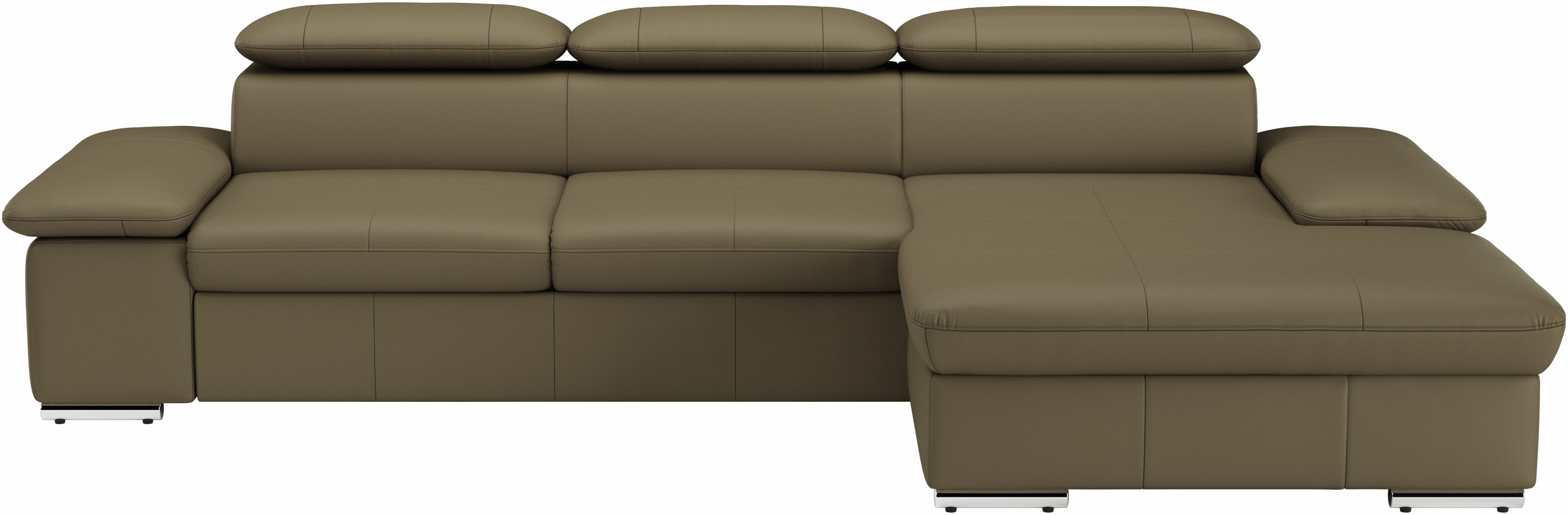 sit&more Ecksofa "Valantine L-Form, B: 286 cm" mit Arm- & Kopfteilverstellung, optional mit Schlaffunktion