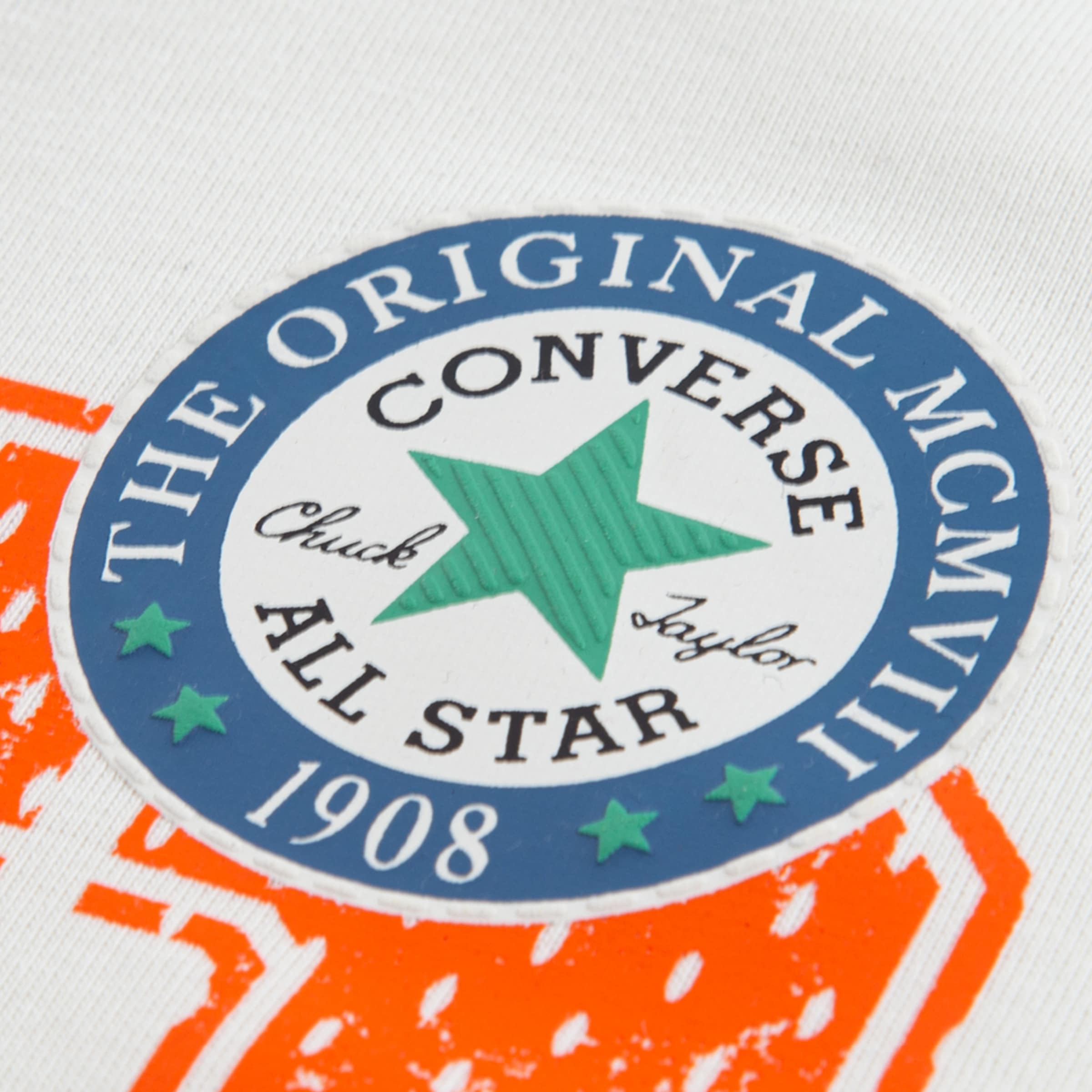 Converse T-Shirt »CNVB VARCITY OVERSIZED VNECK T« mit sportlichem College-Style, aus Jersey
