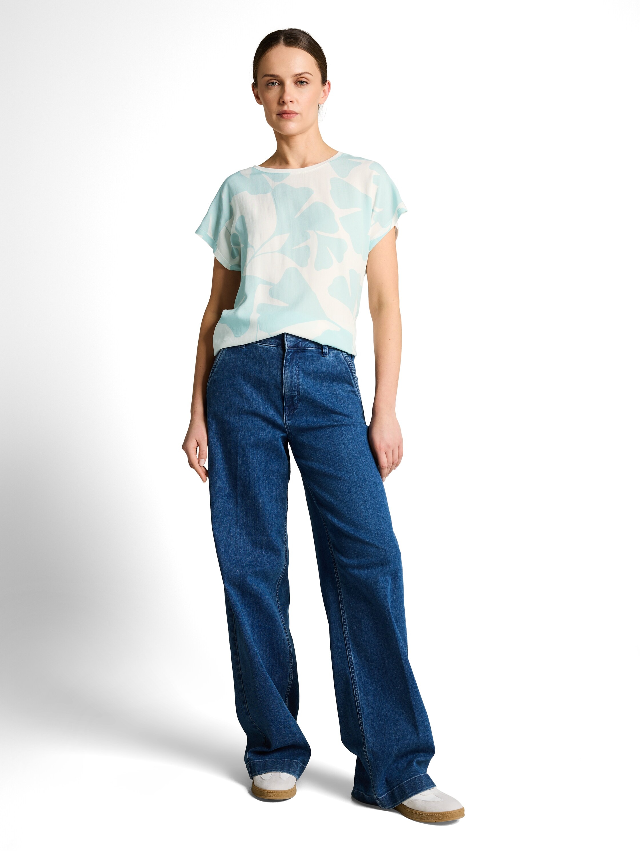 TOM TAILOR T-Shirt mit All-Over Print