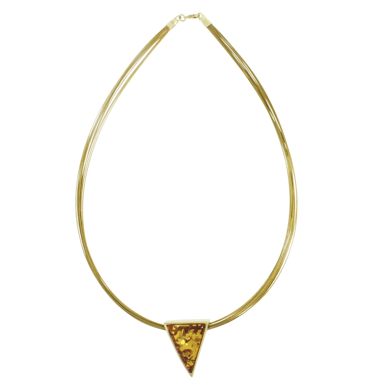 OSTSEE-SCHMUCK Kette mit Anhänger »- Gleiter-Classic 29x22 mm - Gold 333/000 - Bernstein«