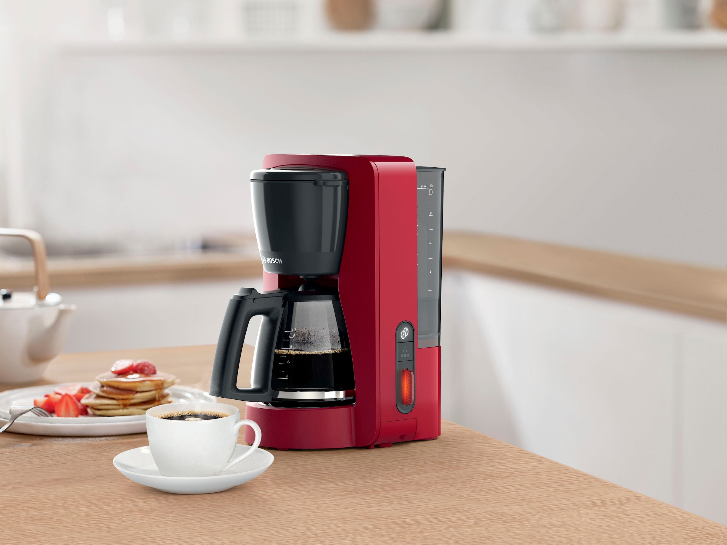 BOSCH Filterkaffeemaschine »MyMoment TKA3M134«, 1,25 l Kaffeekanne, Papierfilter, 1x4, 60min Warmhaltefunktion, Aroma intense, Entkalkungsprogramm, 1200 W