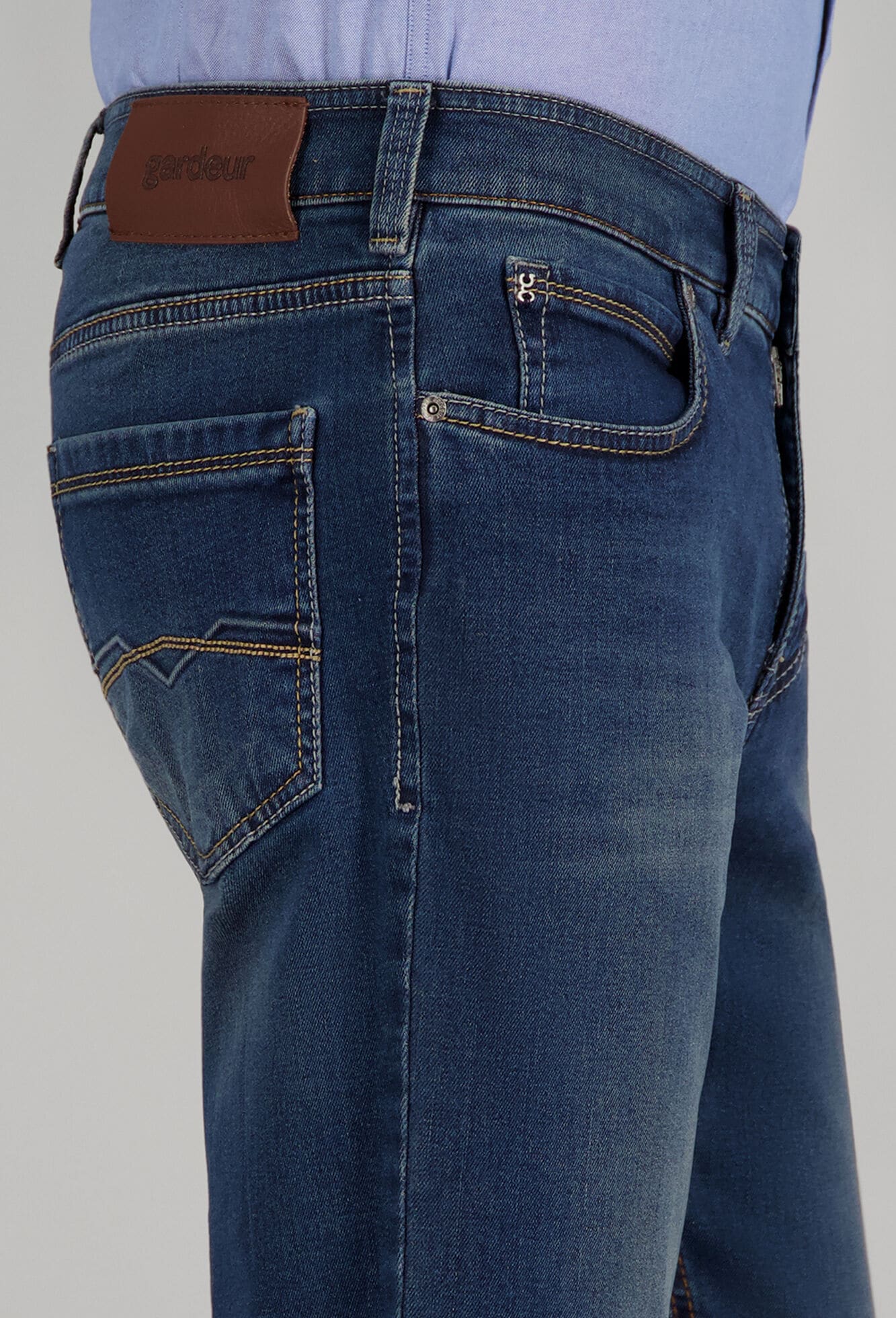 Atelier GARDEUR Stretch-Jeans »Batu« Handgefertigte Veredelungen