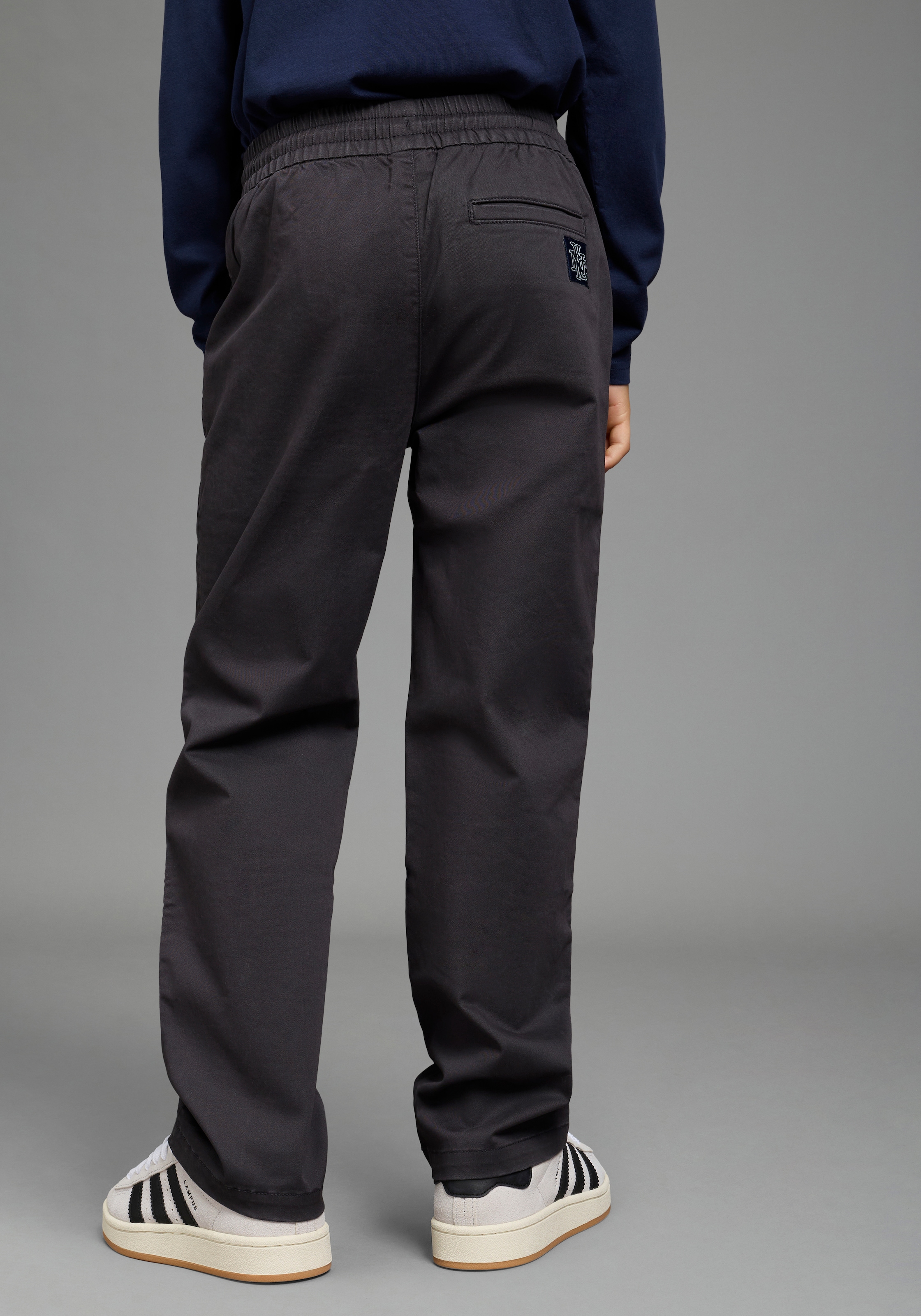 KIDSWORLD Schlupfhose »Twillhose in Schlupfform«  Twillhose in gerader Passform, mit innenliegendem Gummizug im Bund