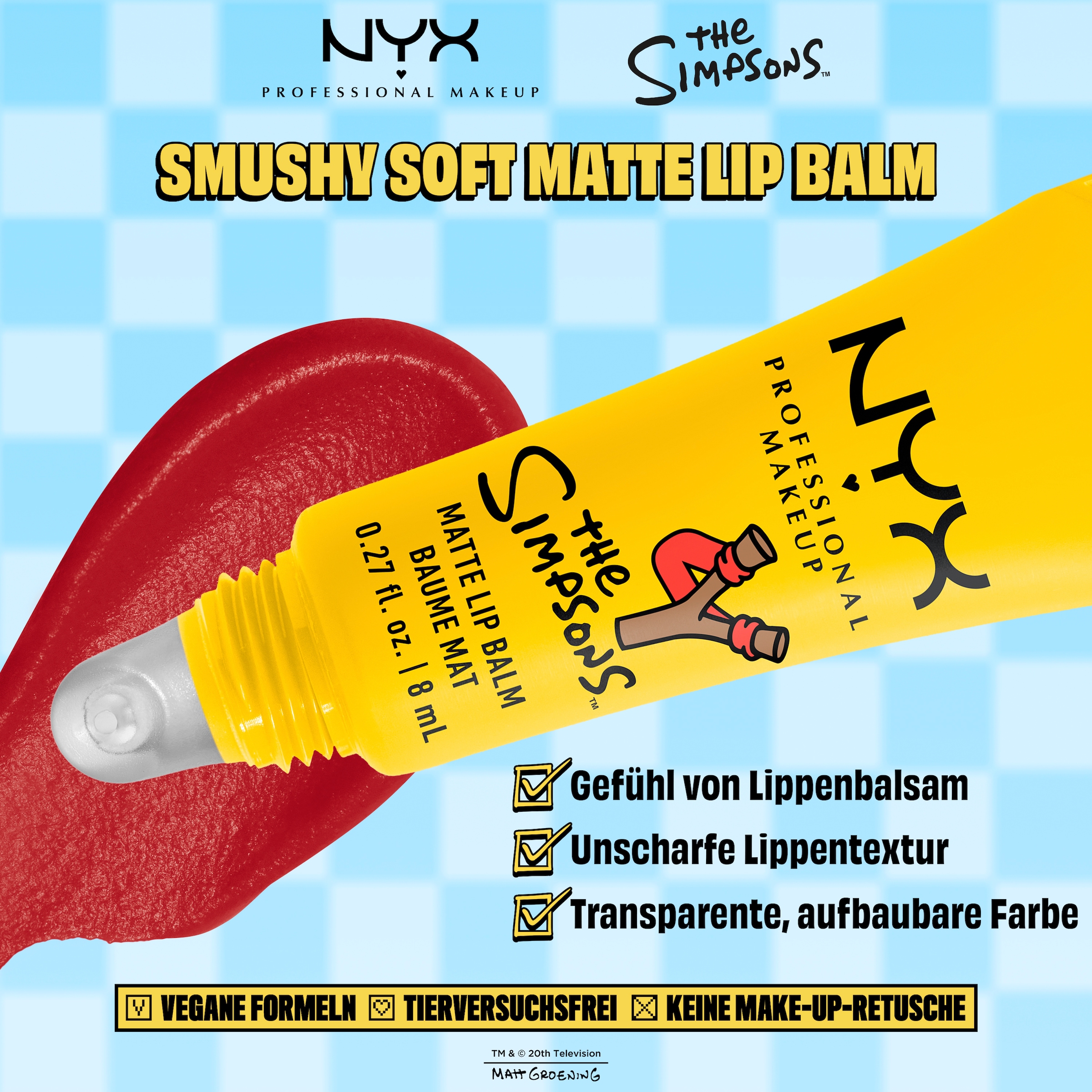 NYX PROFESSIONAL MAKEUP Lippenbalsam »SIMPSON SMUSHY LIP BALM«