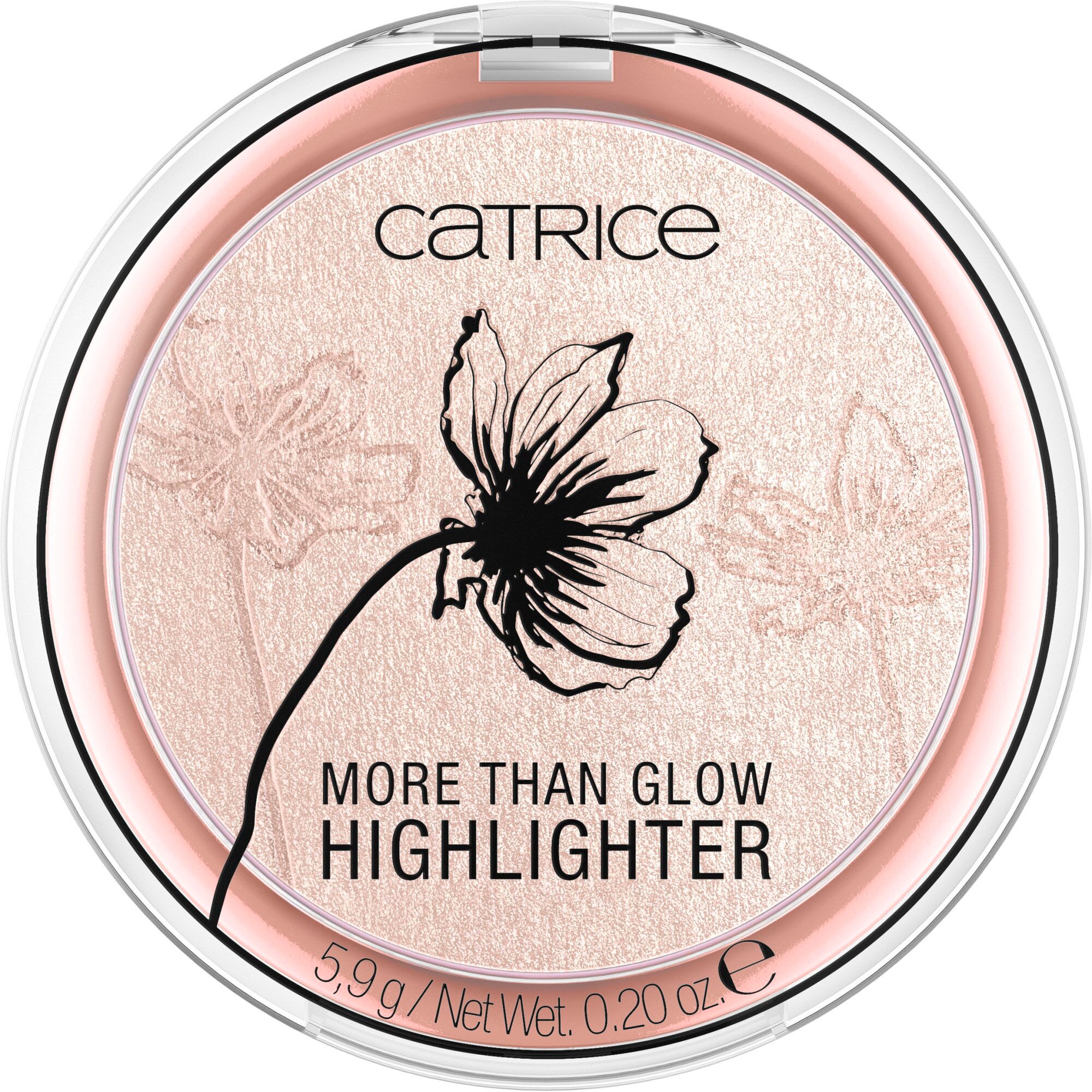 Catrice Highlighter »More Than Glow Highlighter«, (Packung, 3 tlg.), mit metallisch-glänzendem Schimmer-Effekt
