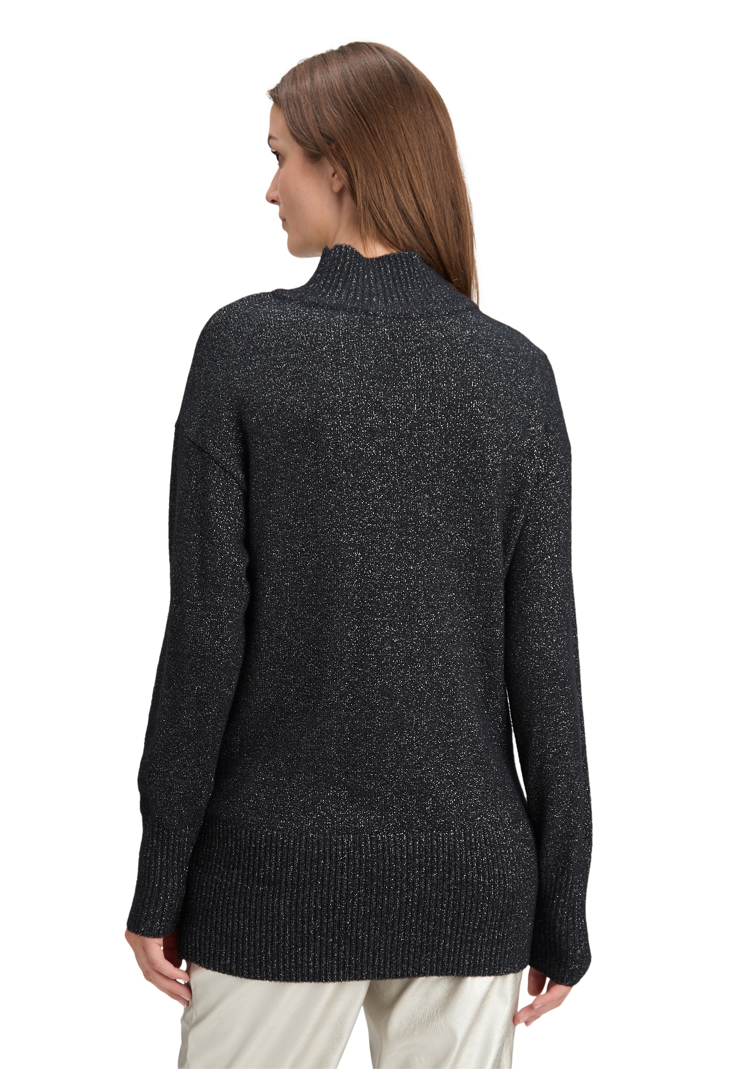 Betty&Co Strickpullover »Strickpullover mit Lurexfaden«