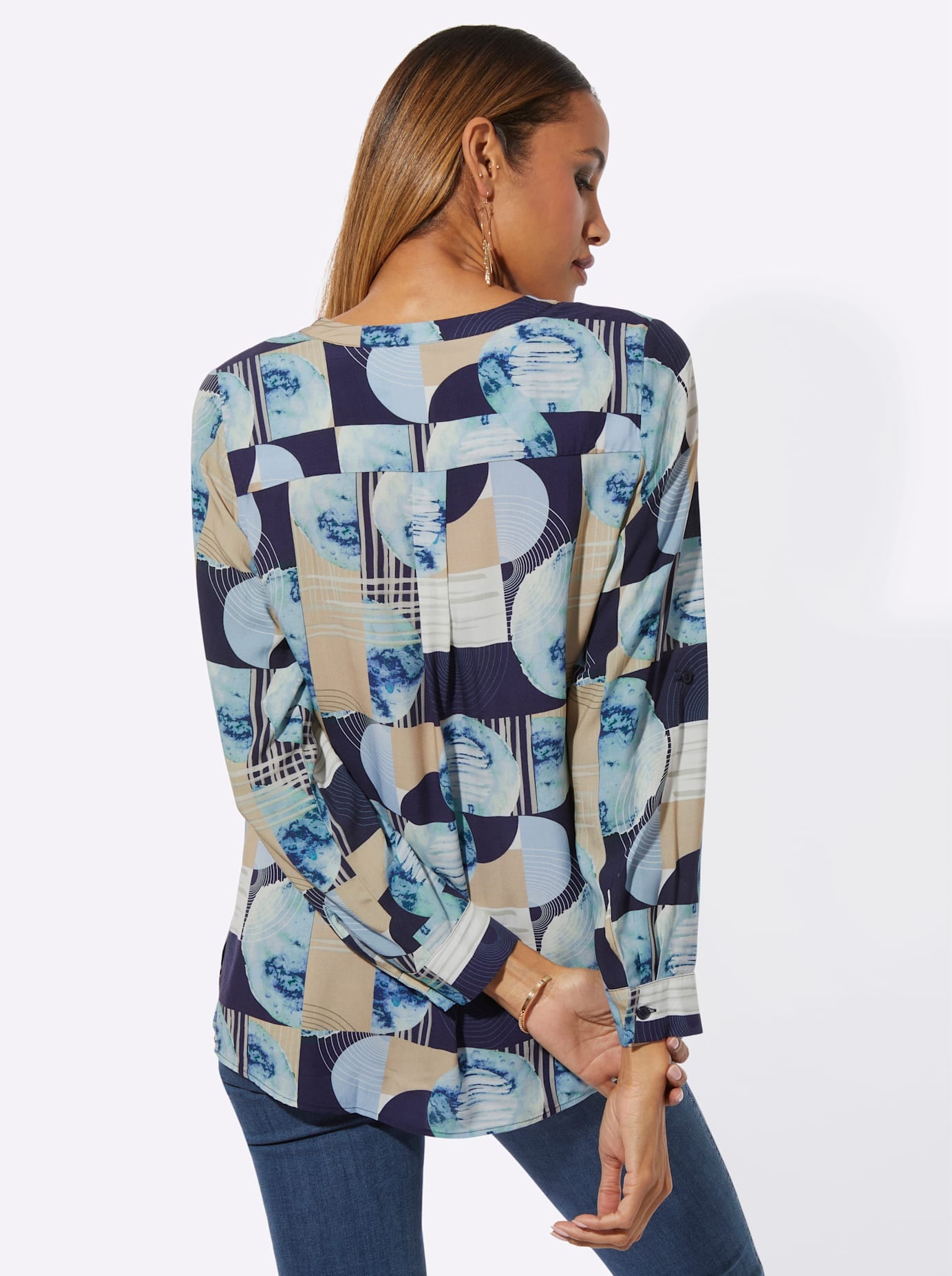 creation L Langarmbluse