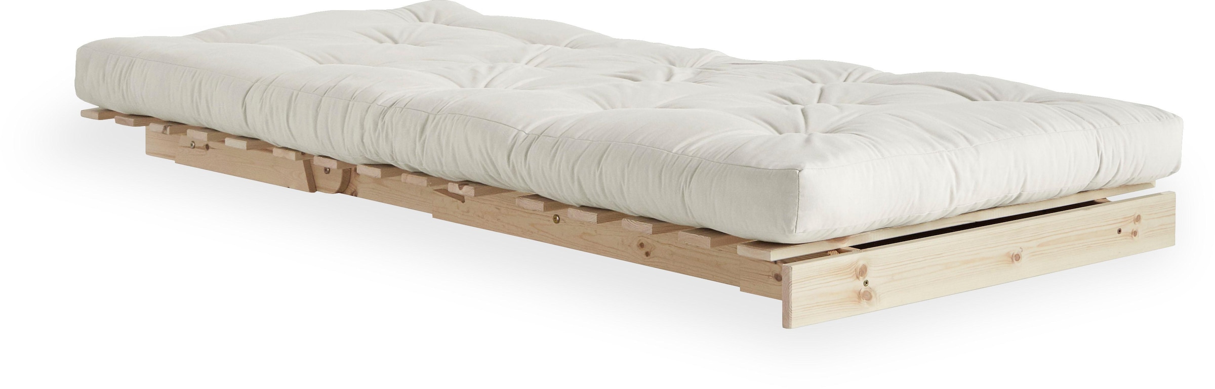 Karup Design Daybett »Roots Schlafsofa, Gästebett, Sofa inkl. Futonmatratze«, Liegefläche 90/140/160 x200 cm, FSC® zertifizierte Kiefer