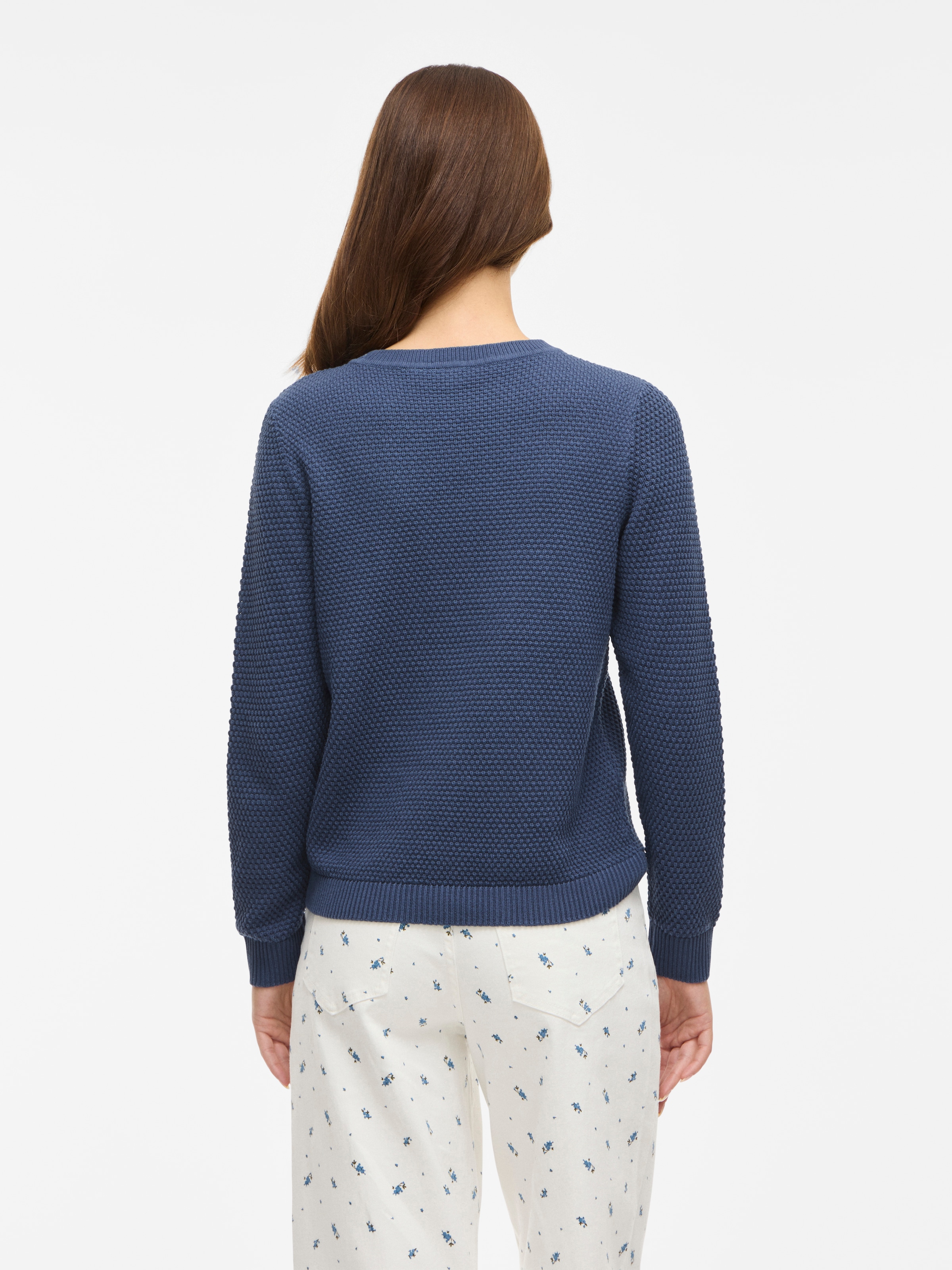 Vila Rundhalspullover »VIDALO O-NECK L/S KNIT TOP- NOOS«