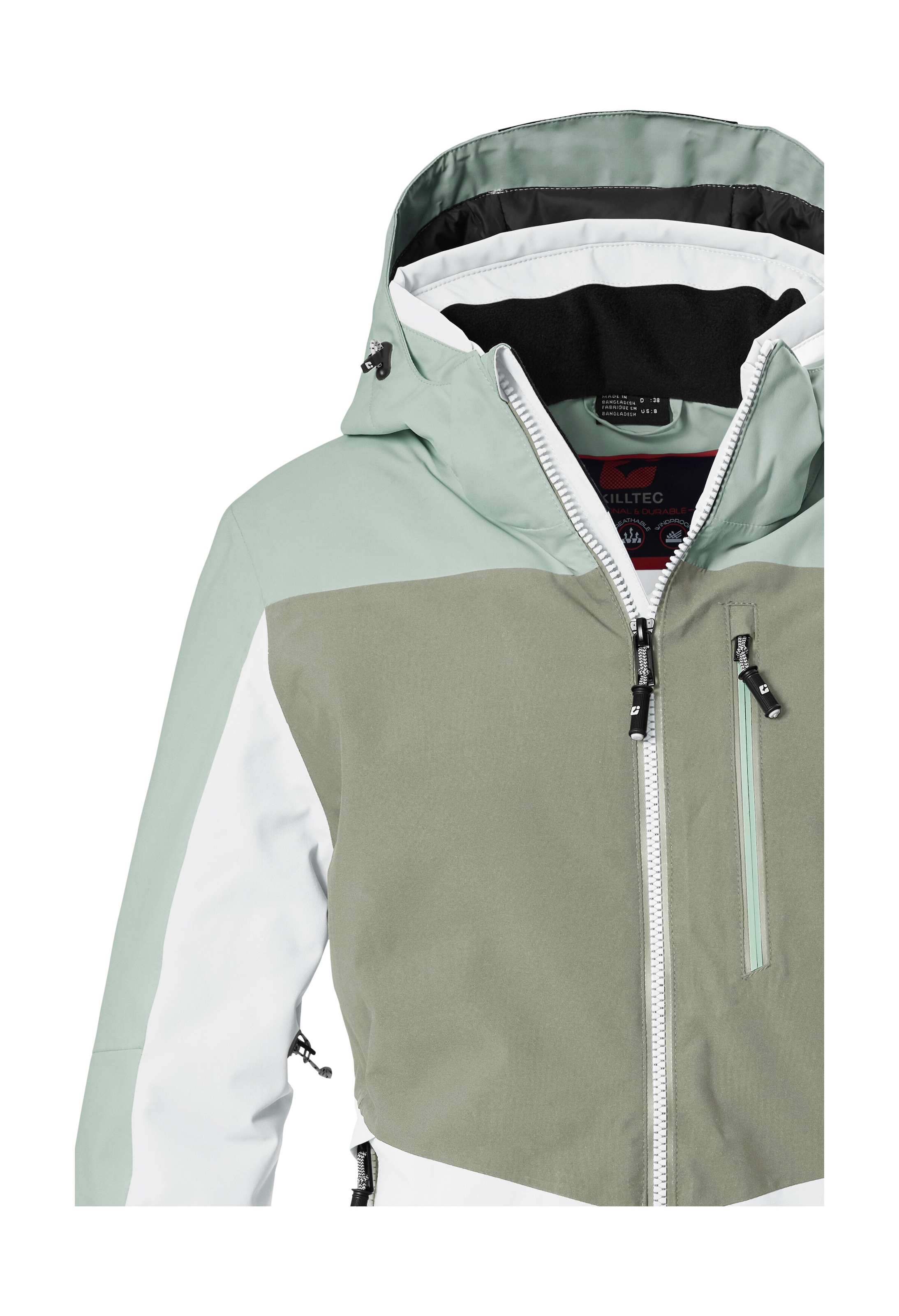 Killtec Skijacke »KSW 121 WMN SKI JCKT« Damen Skijacke: wasserdicht, atmungsaktiv, verschweißte Nähte
